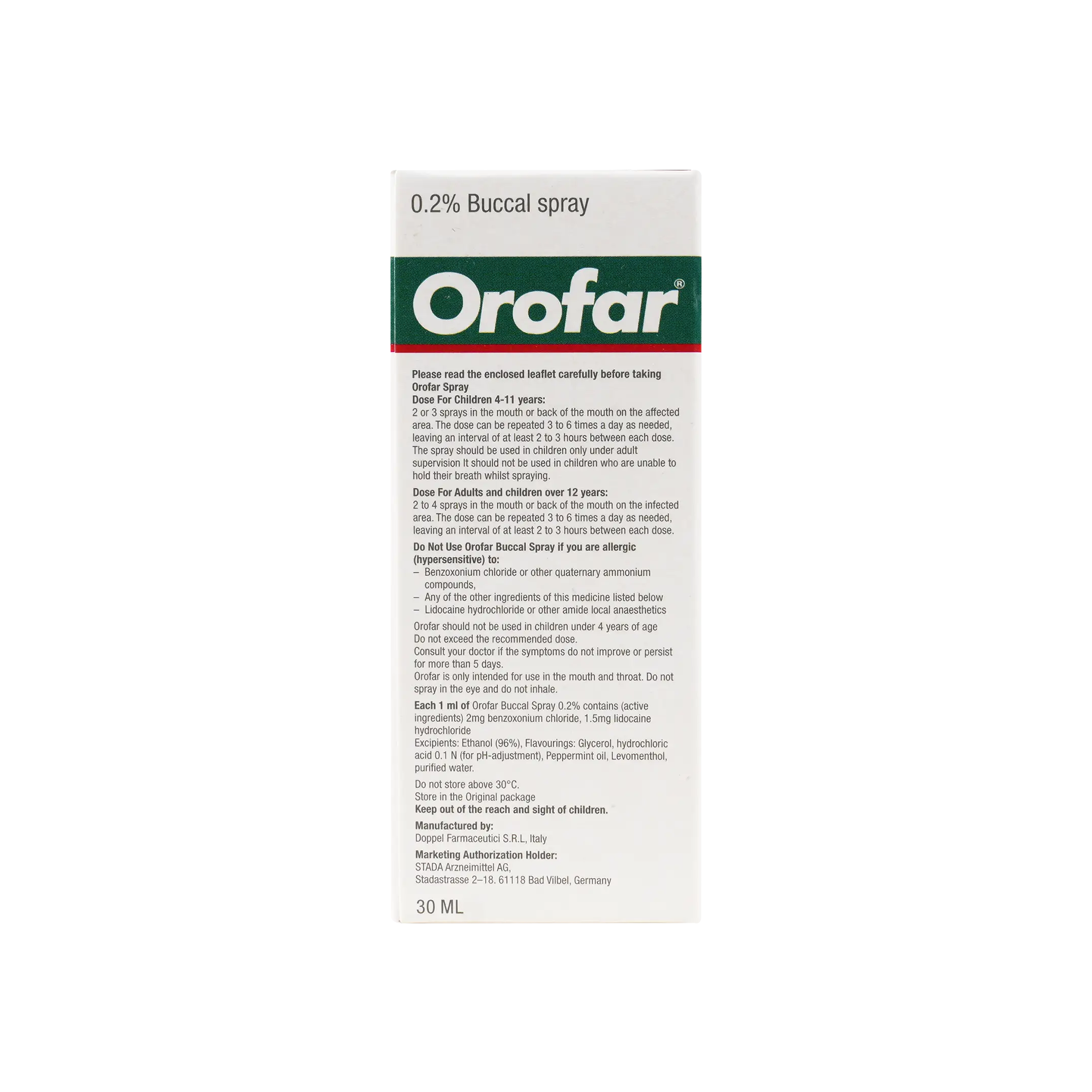 OROFAR SPRAY 30 ML
