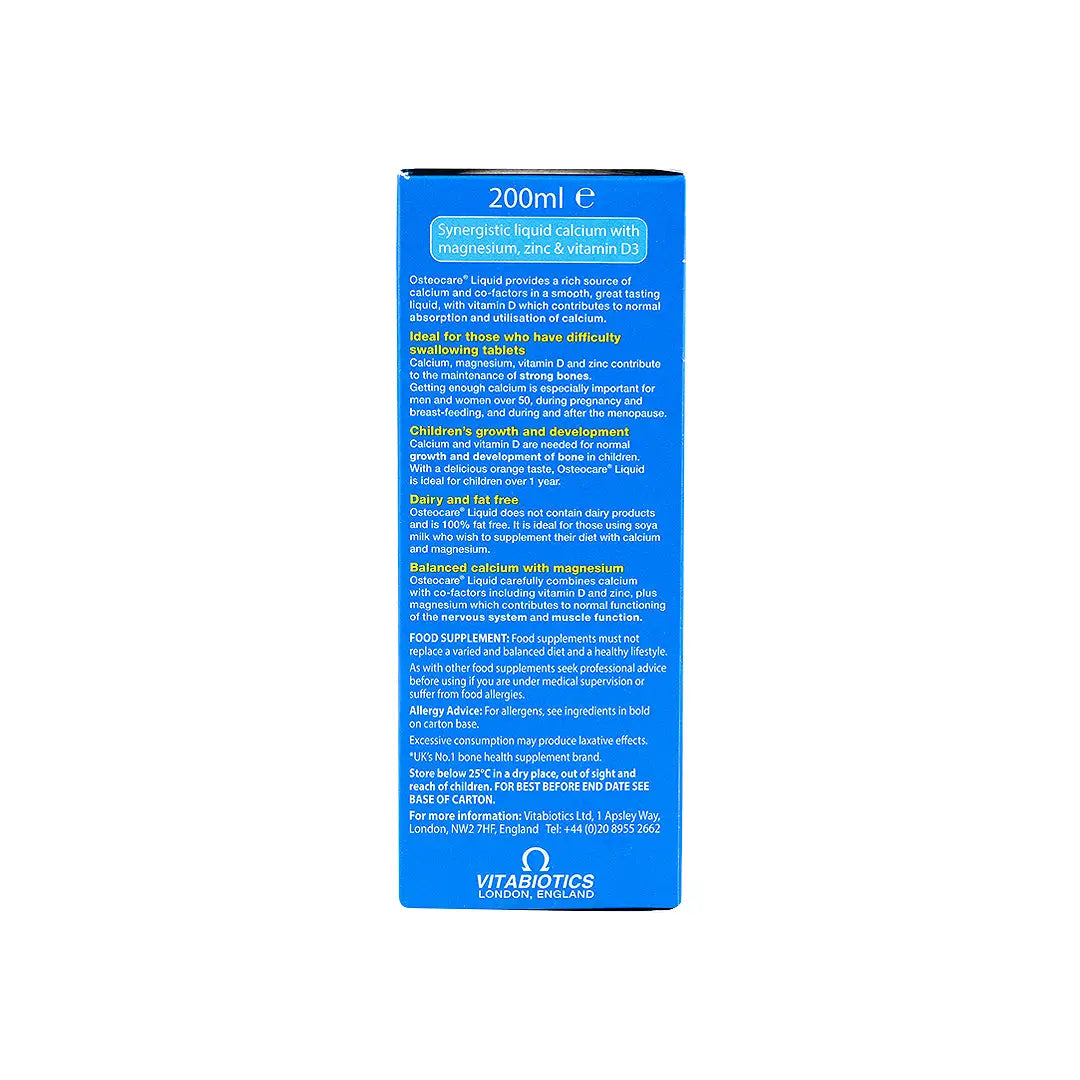 Vitabiotics Osteocare Liquid 200 Ml
