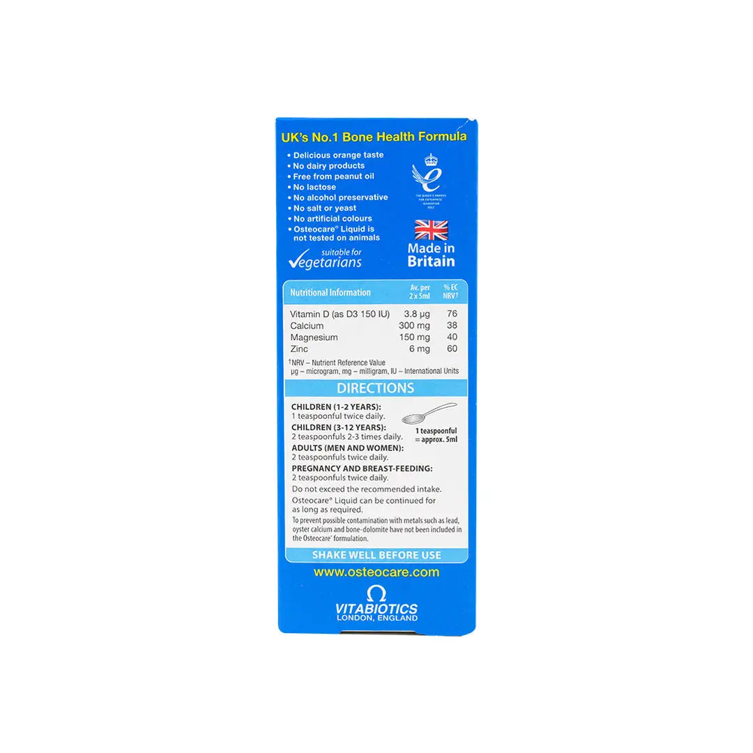 13573-Vitabiotics Osteocare Liquid 200 Ml +3