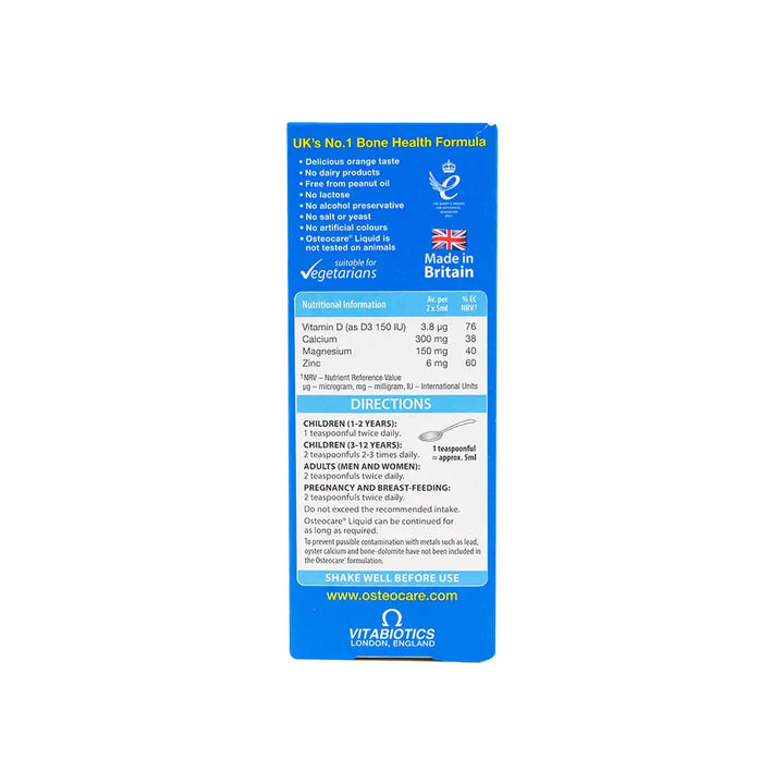 13573-Vitabiotics Osteocare Liquid 200 Ml +3