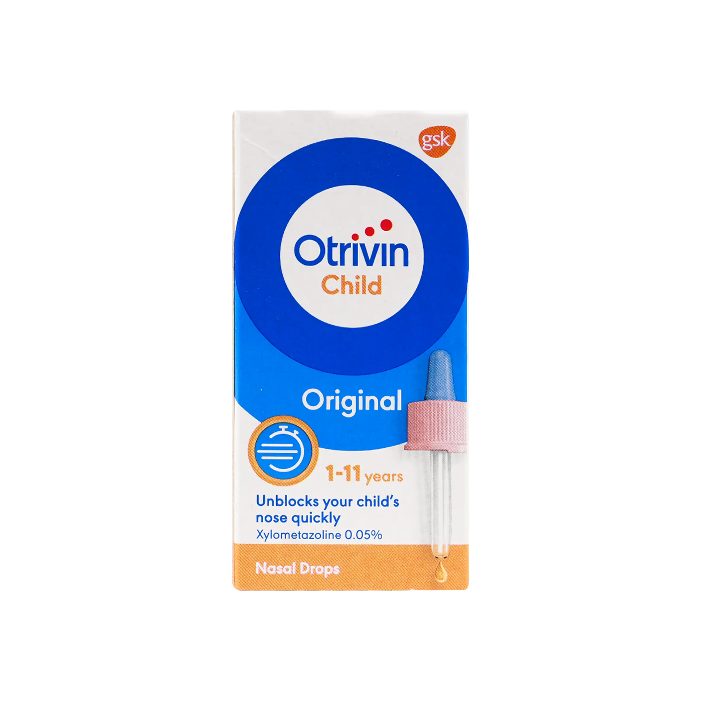 Otrivin Drops 0.05% 10 Ml