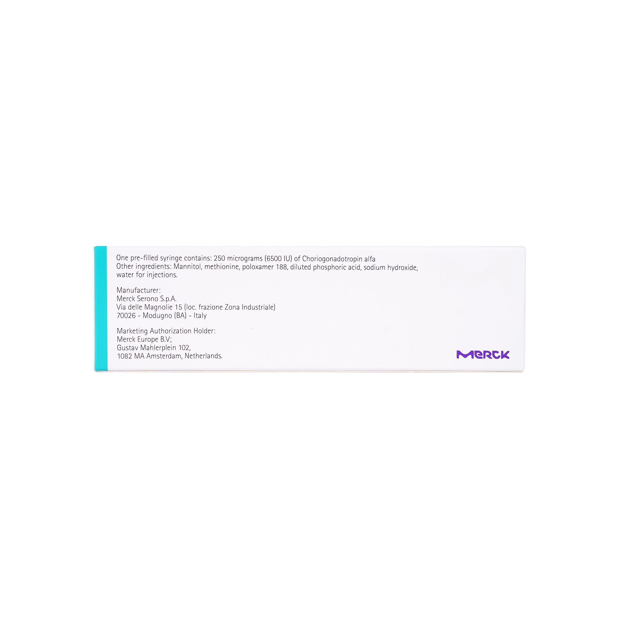 13588-Ovitrelle 250 mcg/0.5ml-1 Prefilled Syringe +1