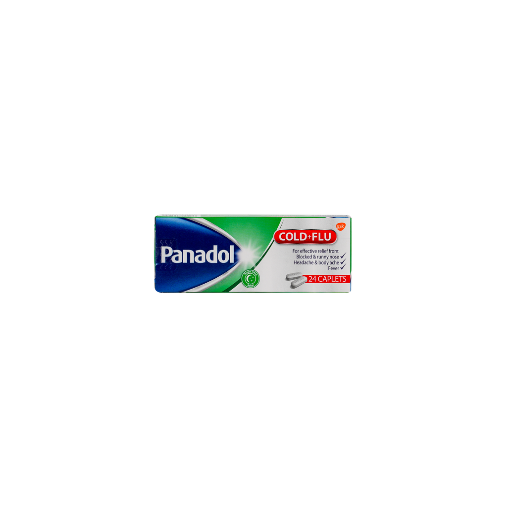 PANADOL COLD & FLU 24 CAP-GREEN