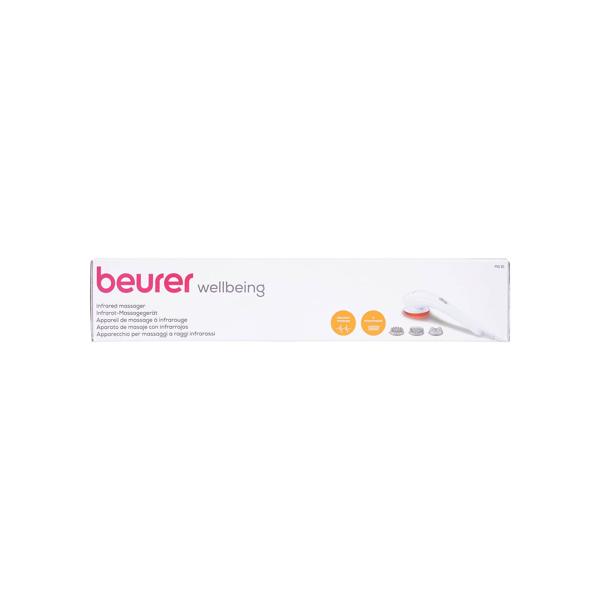 13657-Beurer Infrared Massager+3 Attachments-MG21 +7
