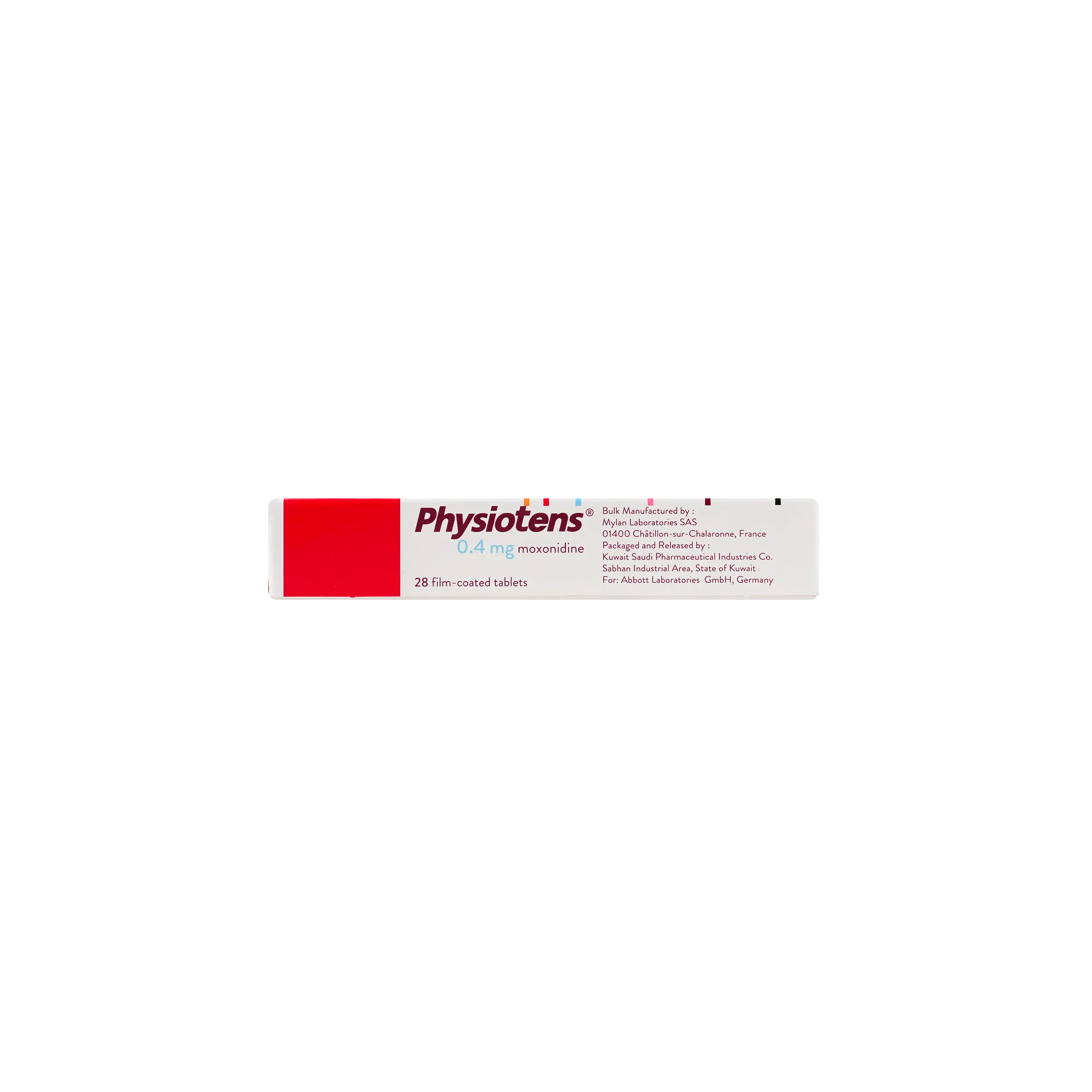 Physiotens 0.4Mg 28 Tablets