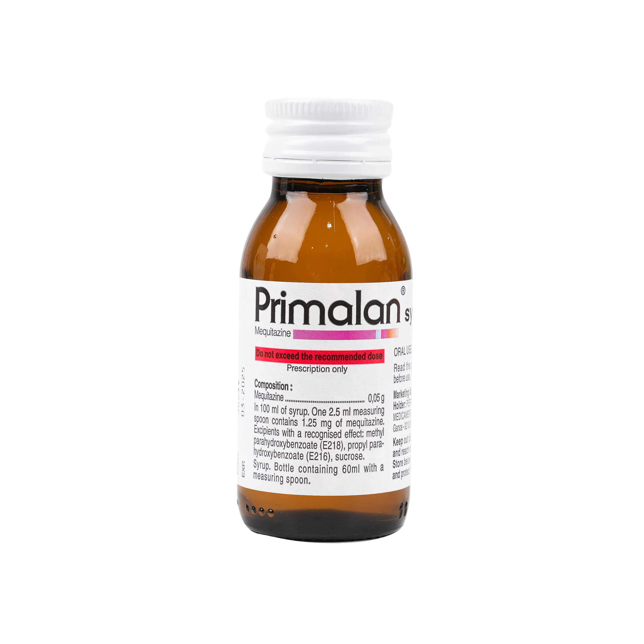 PRIMALAN SYRUP 60 ML