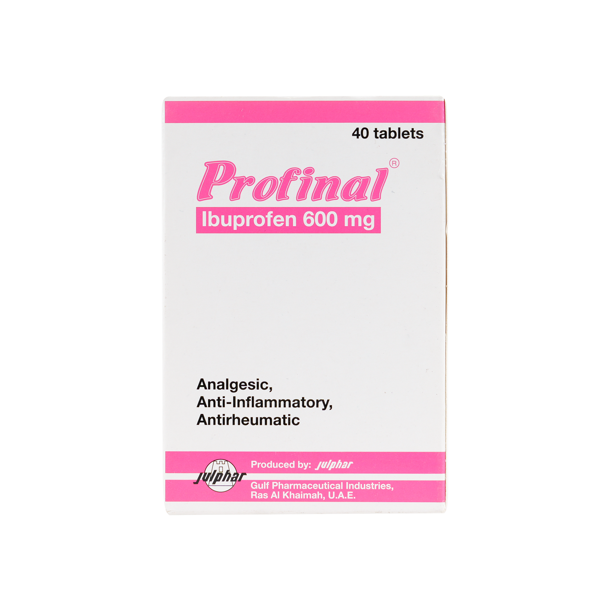 PROFINAL 600MG TABLETS 40 TAB