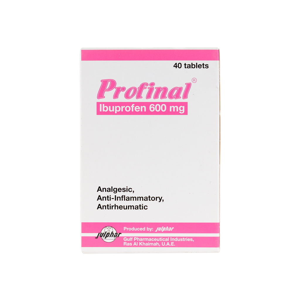 PROFINAL 600MG TABLETS 40 TAB