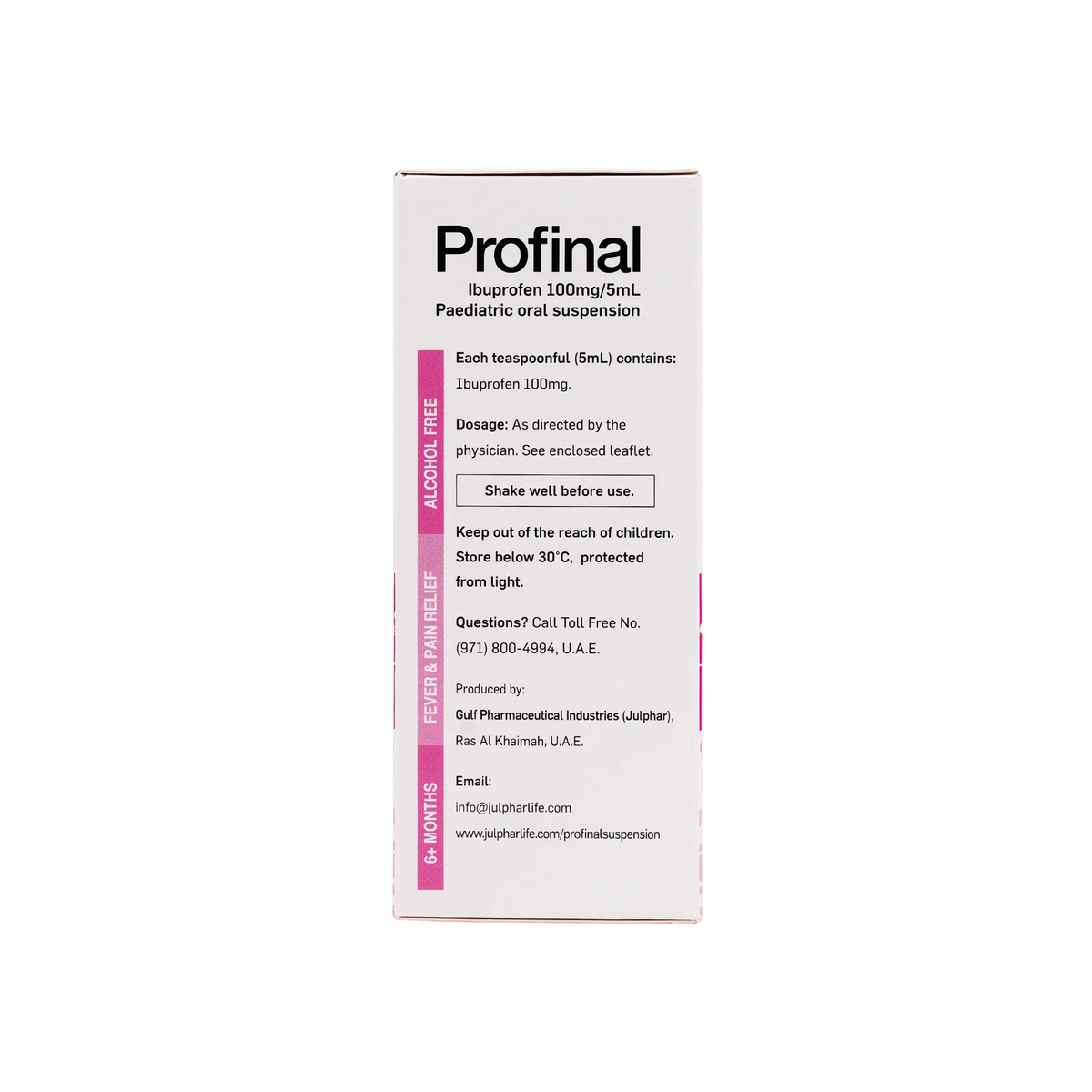 13910-Profinal Ped. Suspension 110 Ml +1
