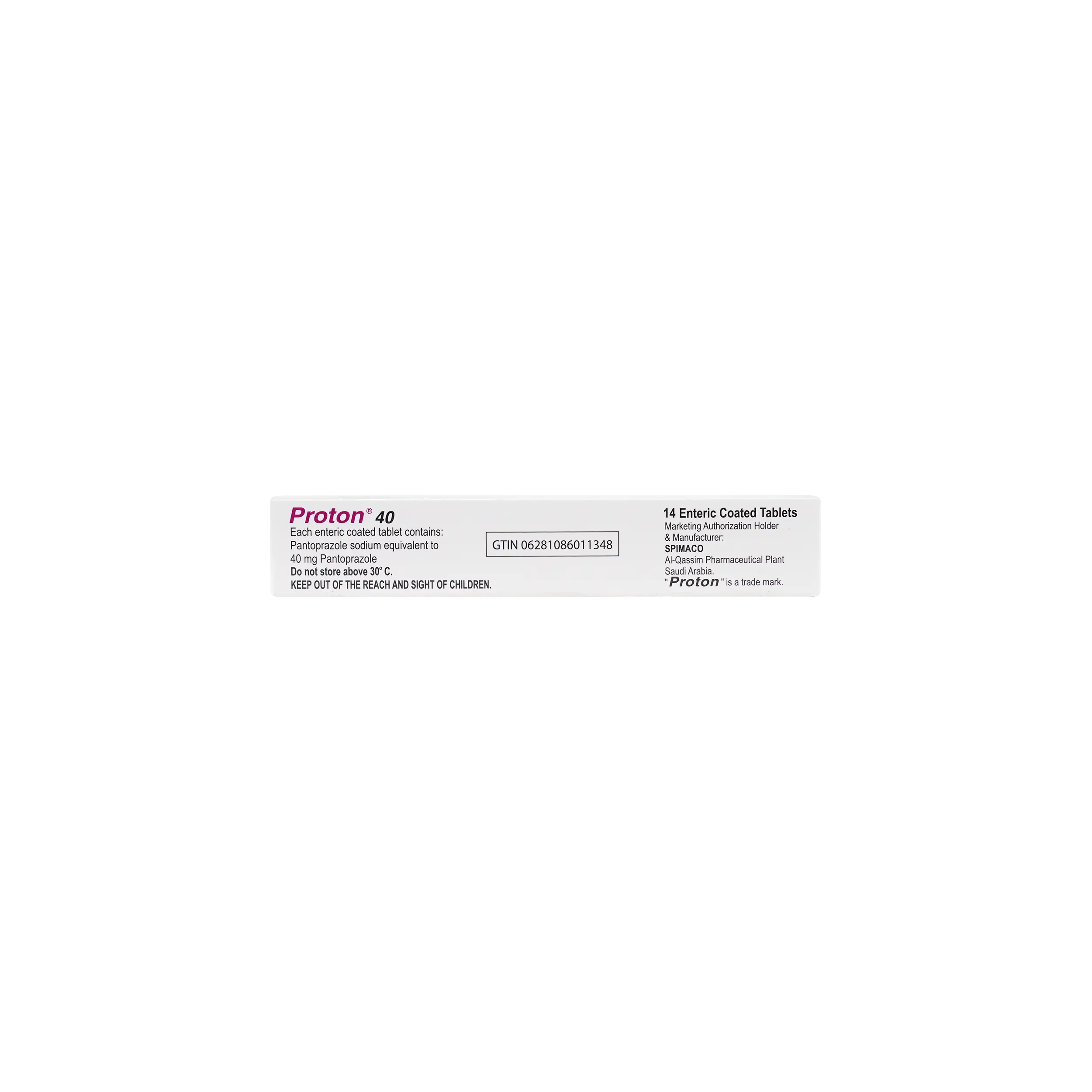 PROTON 40MG 14 TAB