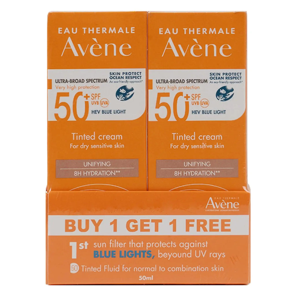 Avene SPF50 + Tinted Cream 50Ml (1 + 1)-Offer