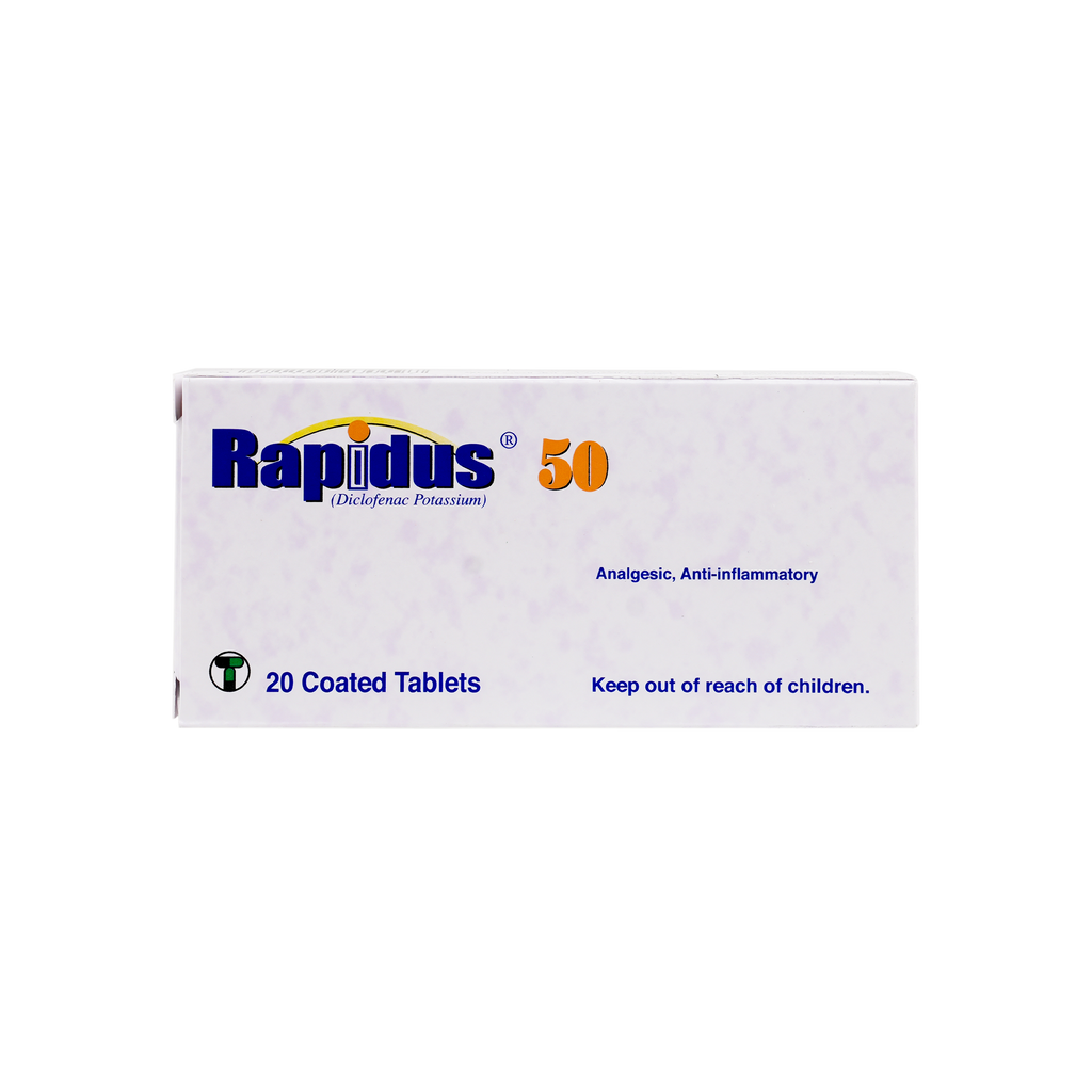 RAPIDUS 50MG 20 TAB