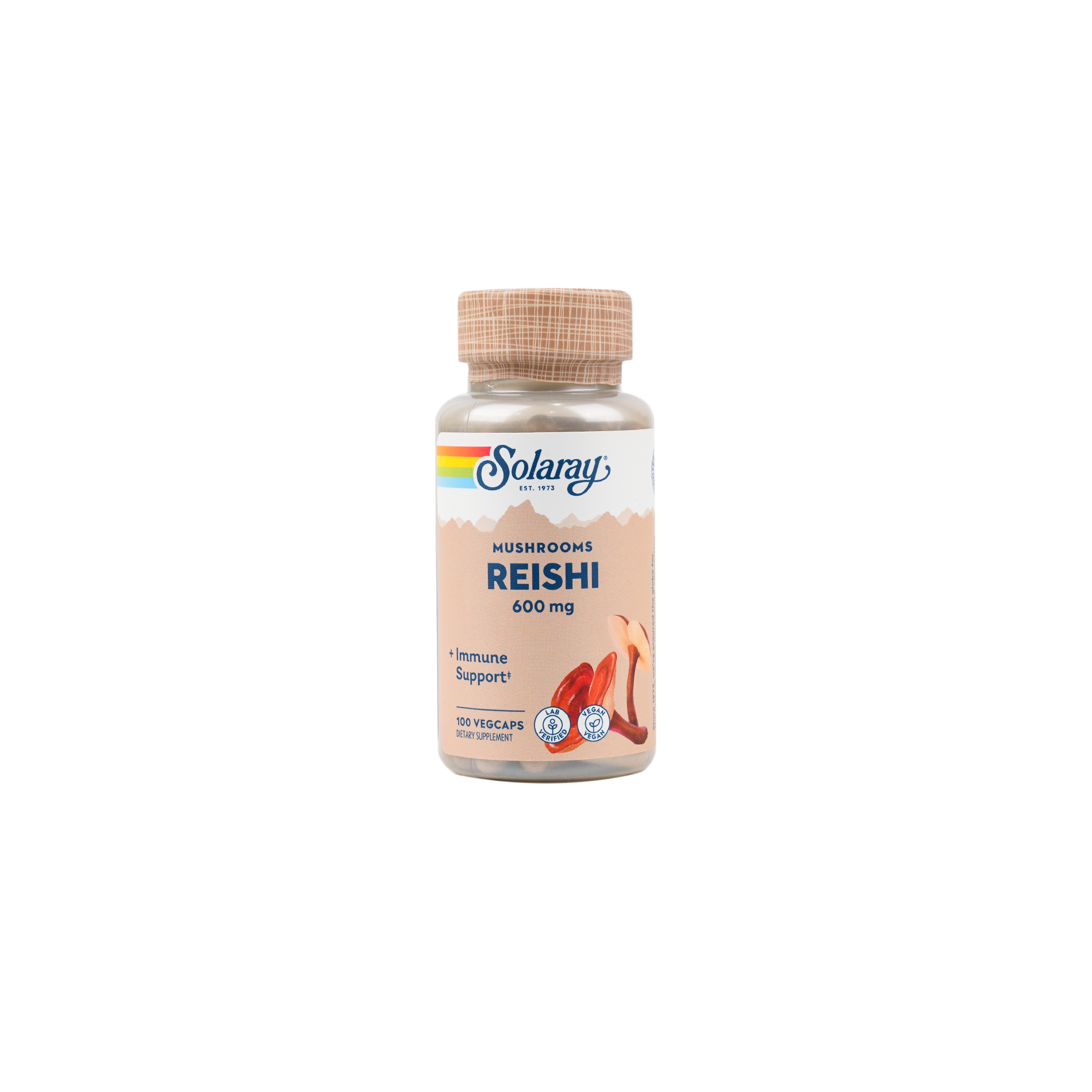 Solaray Reishi Mushroom 600mg 100vegcap