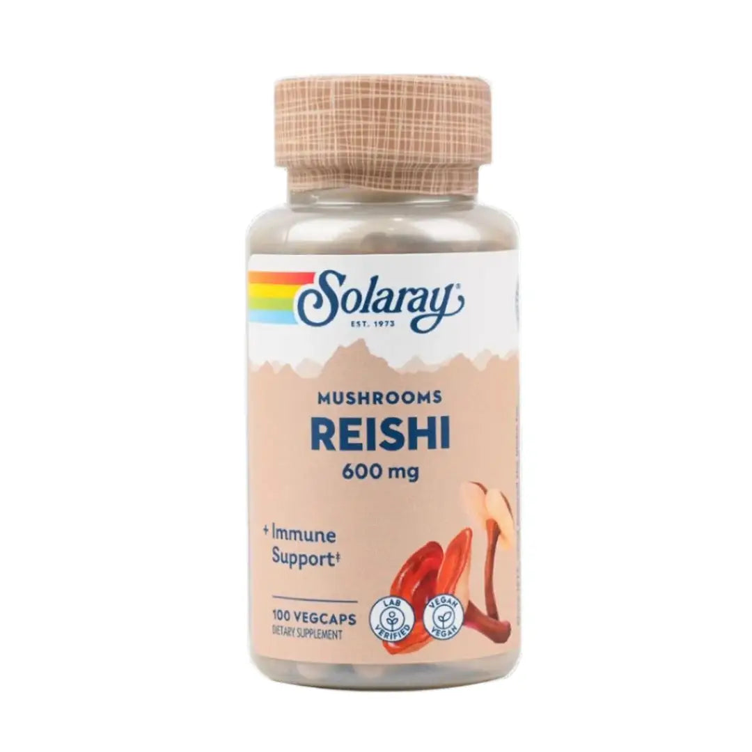 14053-Solaray Reishi Mushroom 600mg 100vegcap