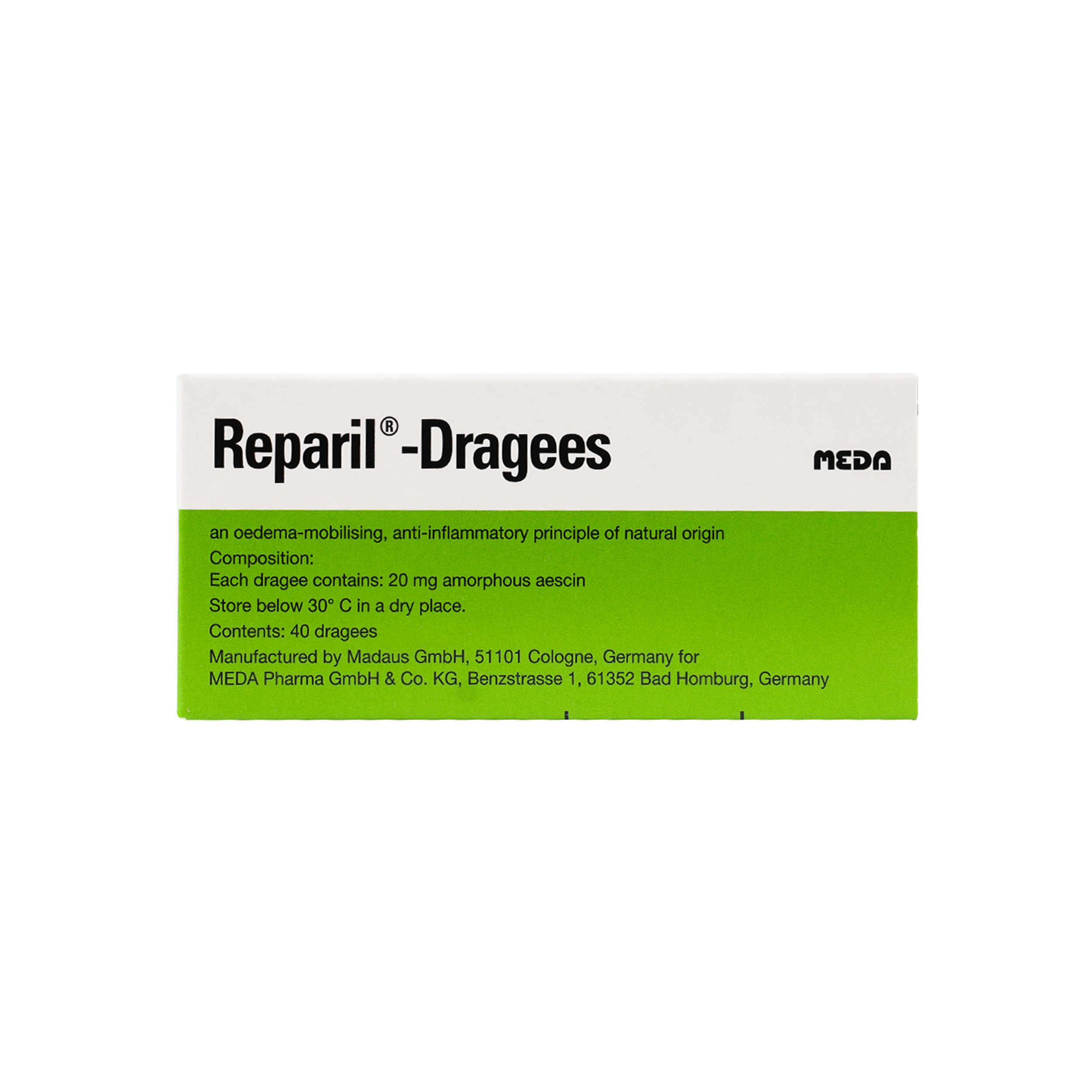 REPARIL DRAGEES 40 TAB