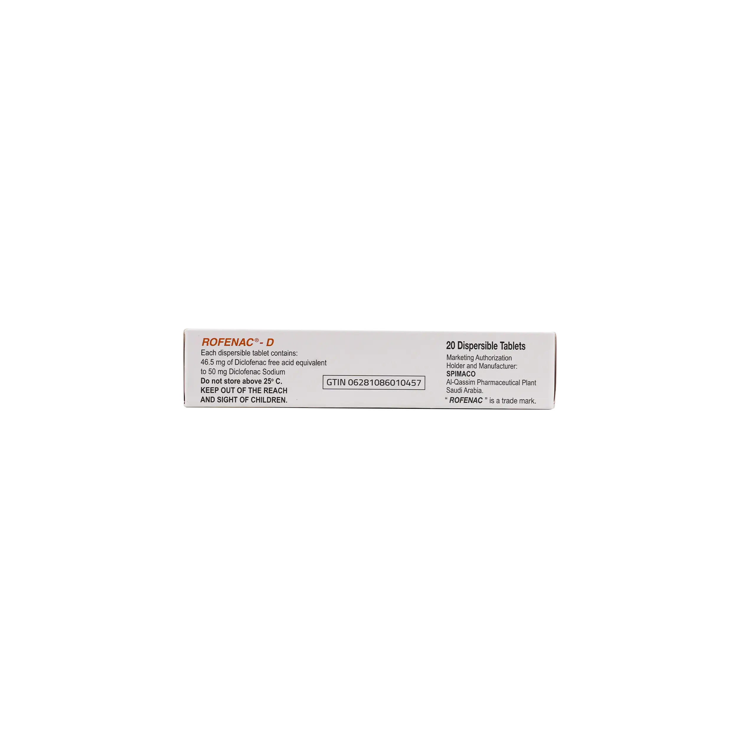 Rofenac-D 50Mg 20Tab