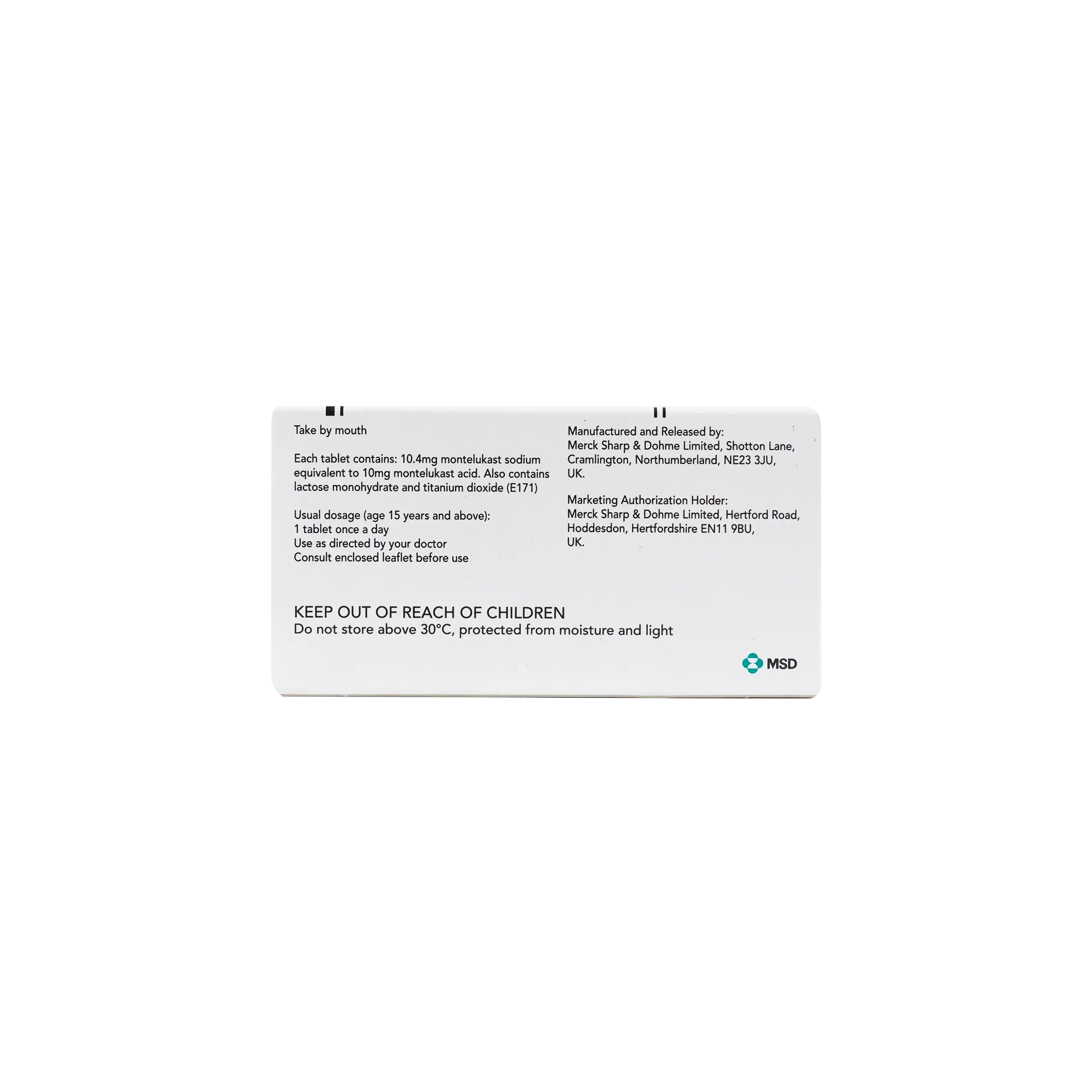 Singulair 10Mg 28 Tab