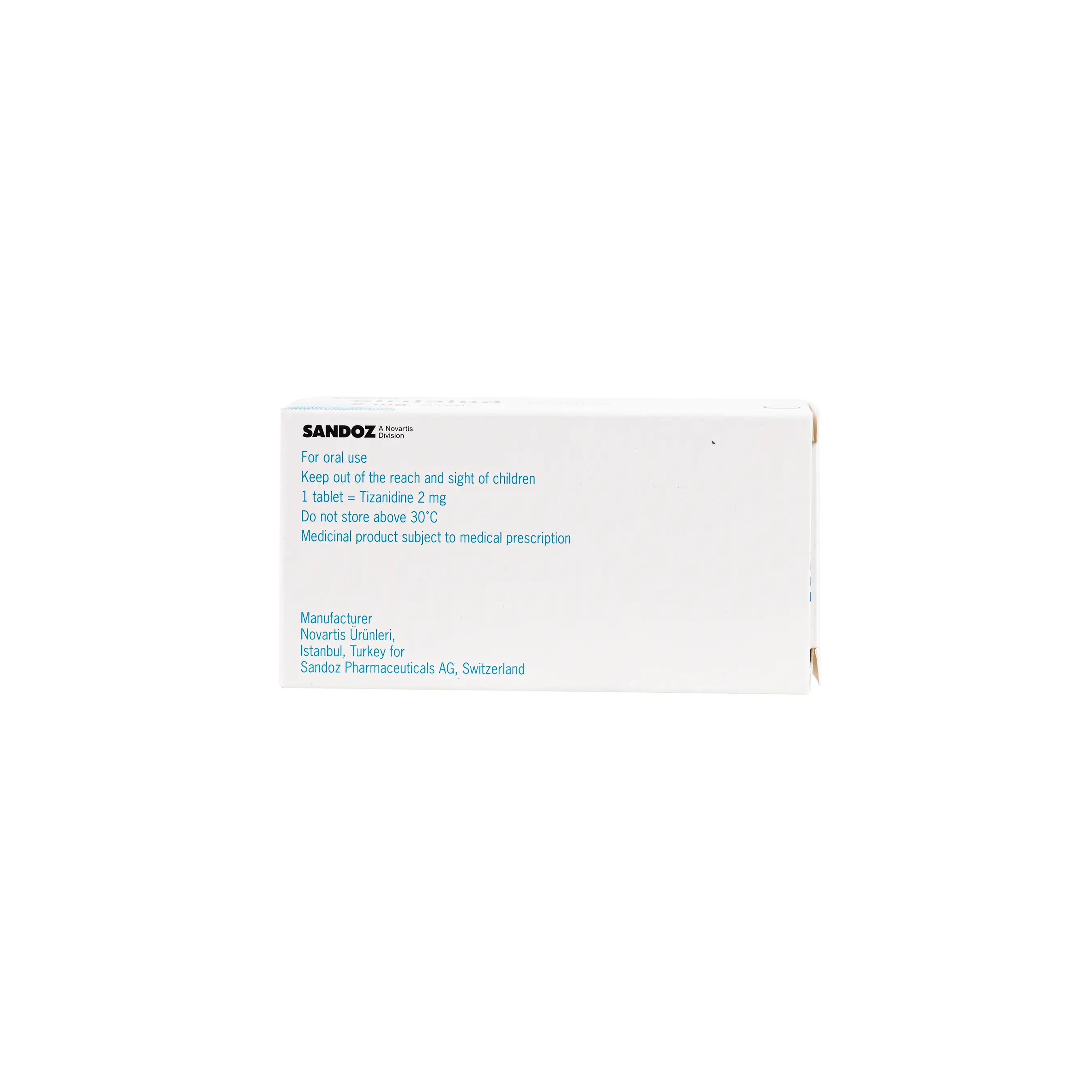 Sirdalud 2Mg 30 Tab