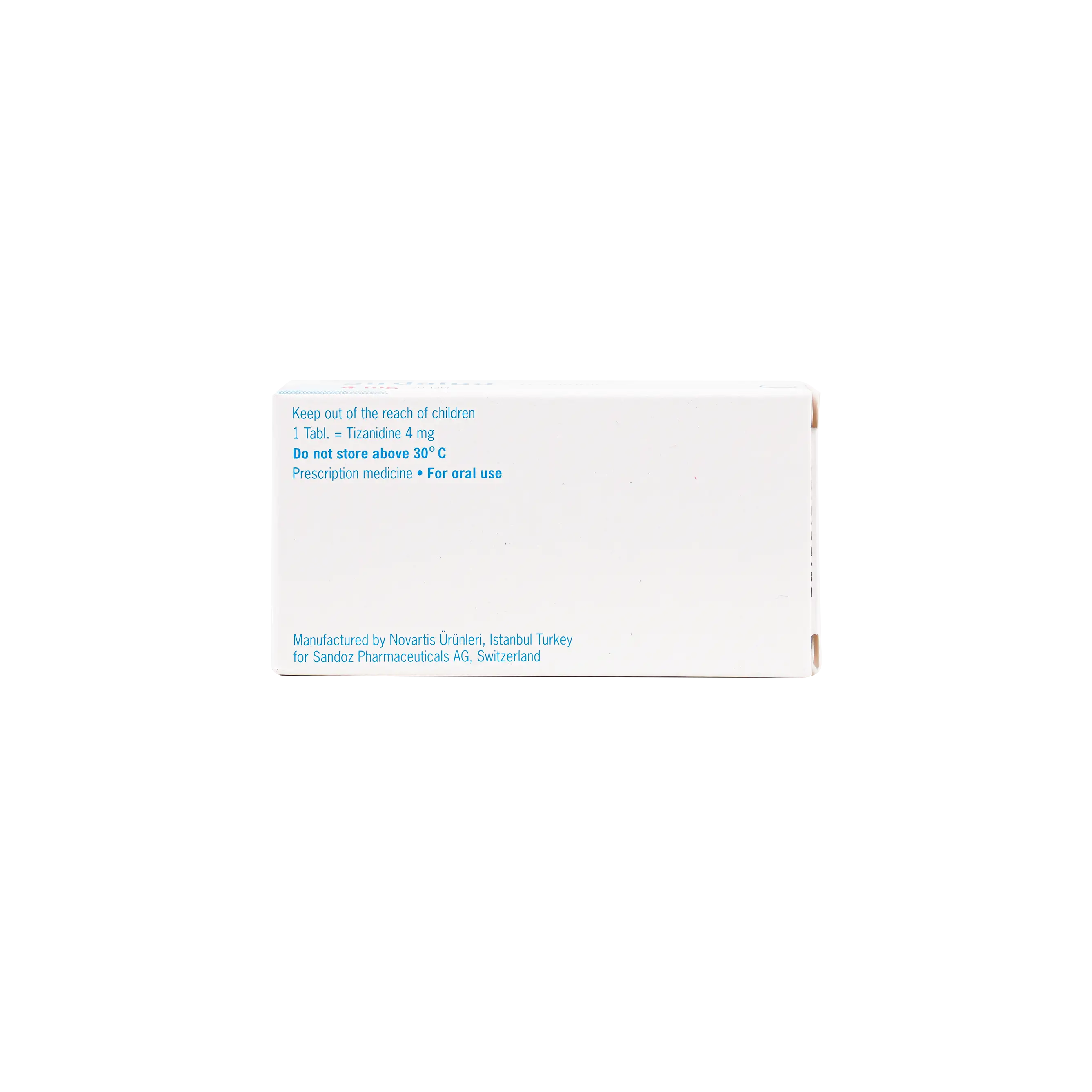 Sirdalud 4Mg 30 Tab