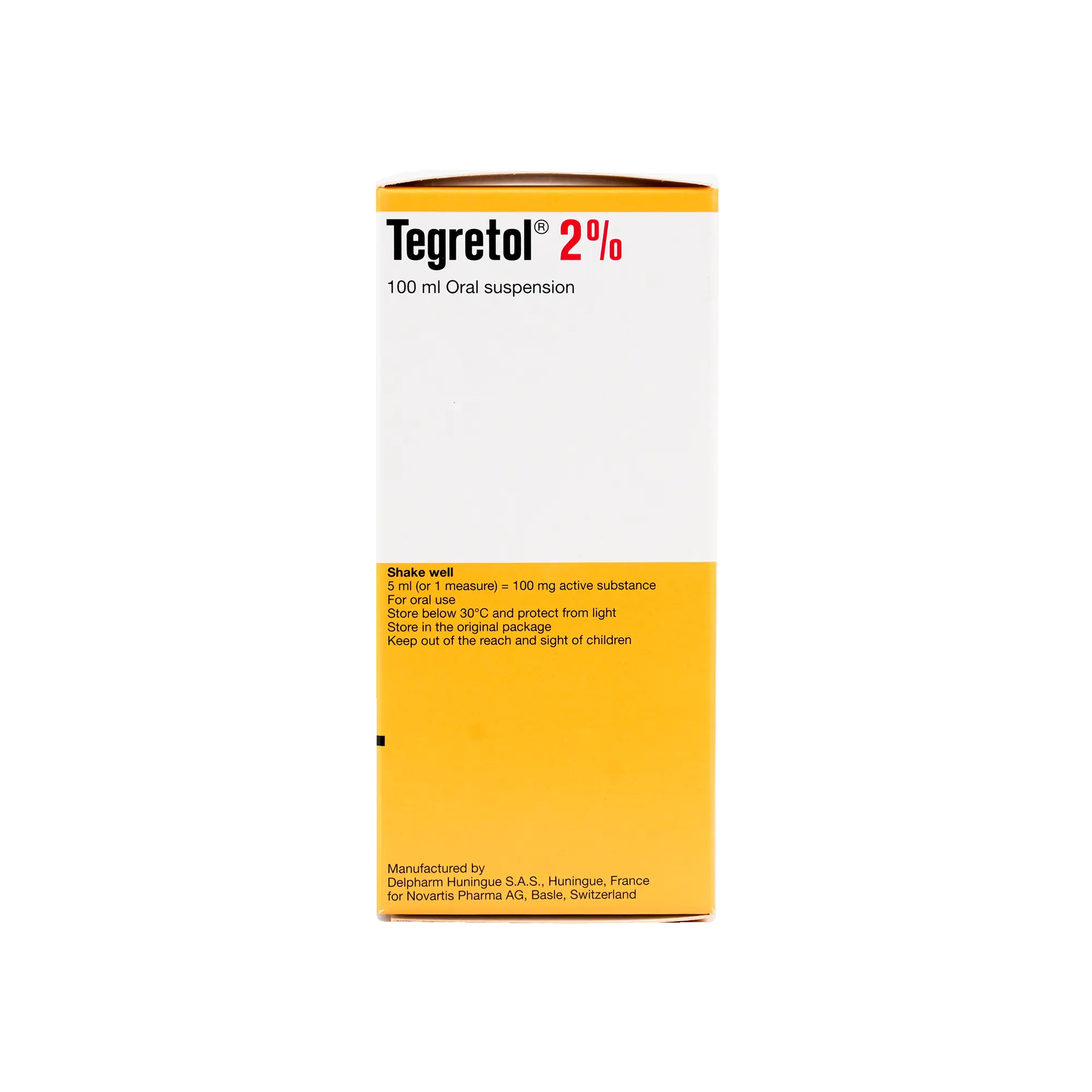 TEGRETOL SYRUP 2% 100 ML