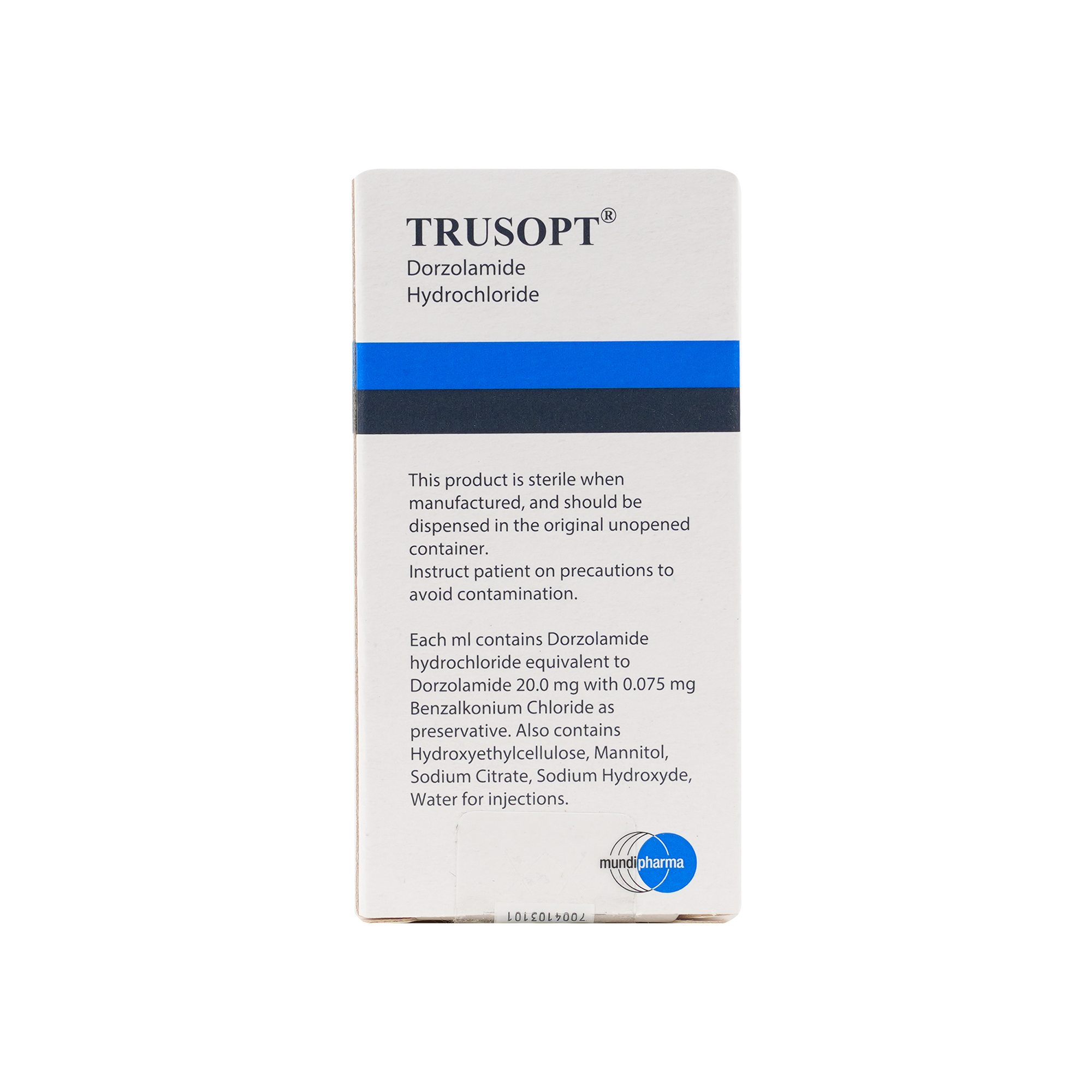 TRUSOPT 2% DROPS 5 ML