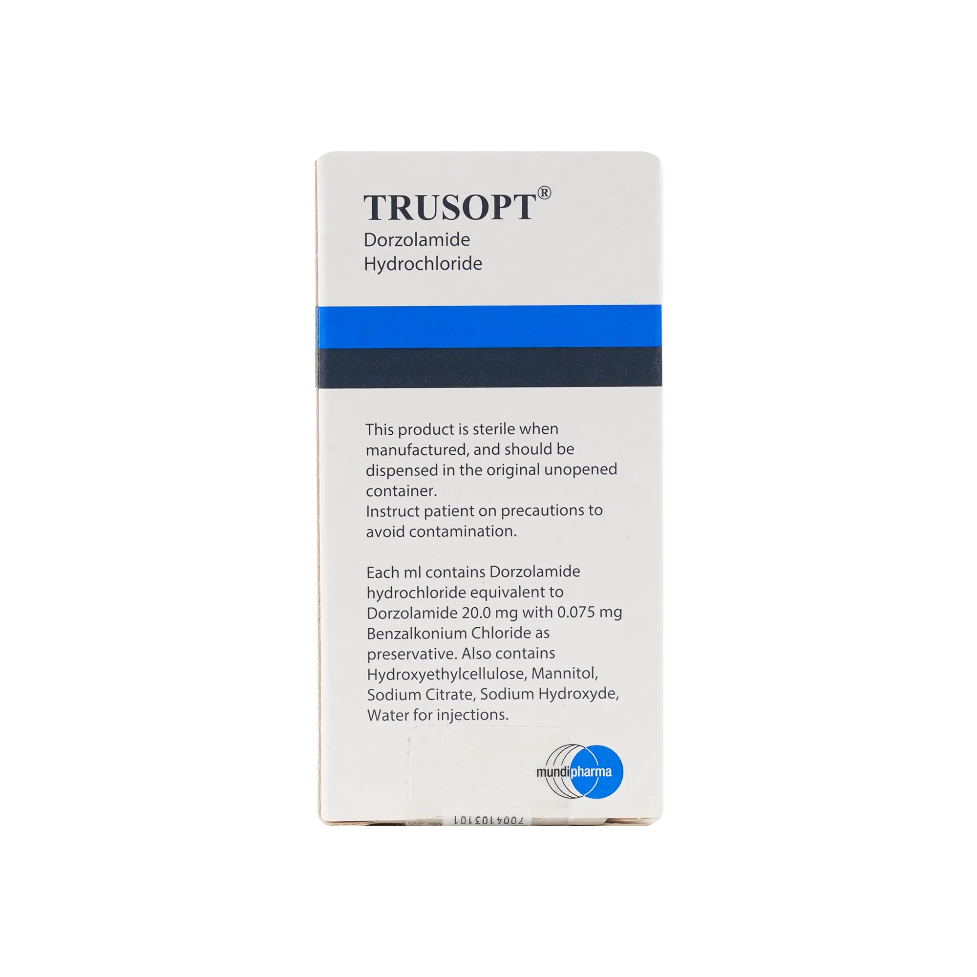 TRUSOPT 2% DROPS 5 ML