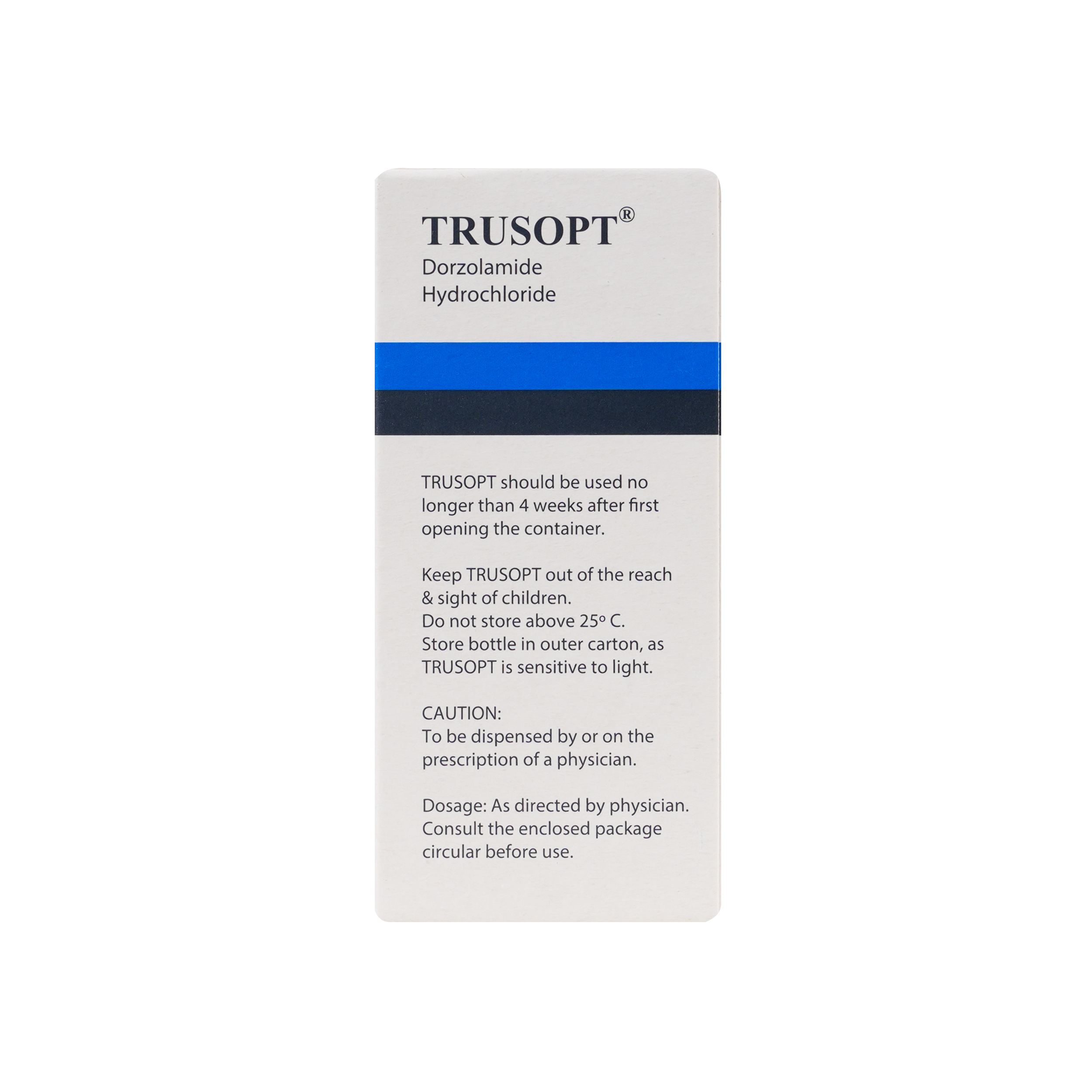 TRUSOPT 2% DROPS 5 ML