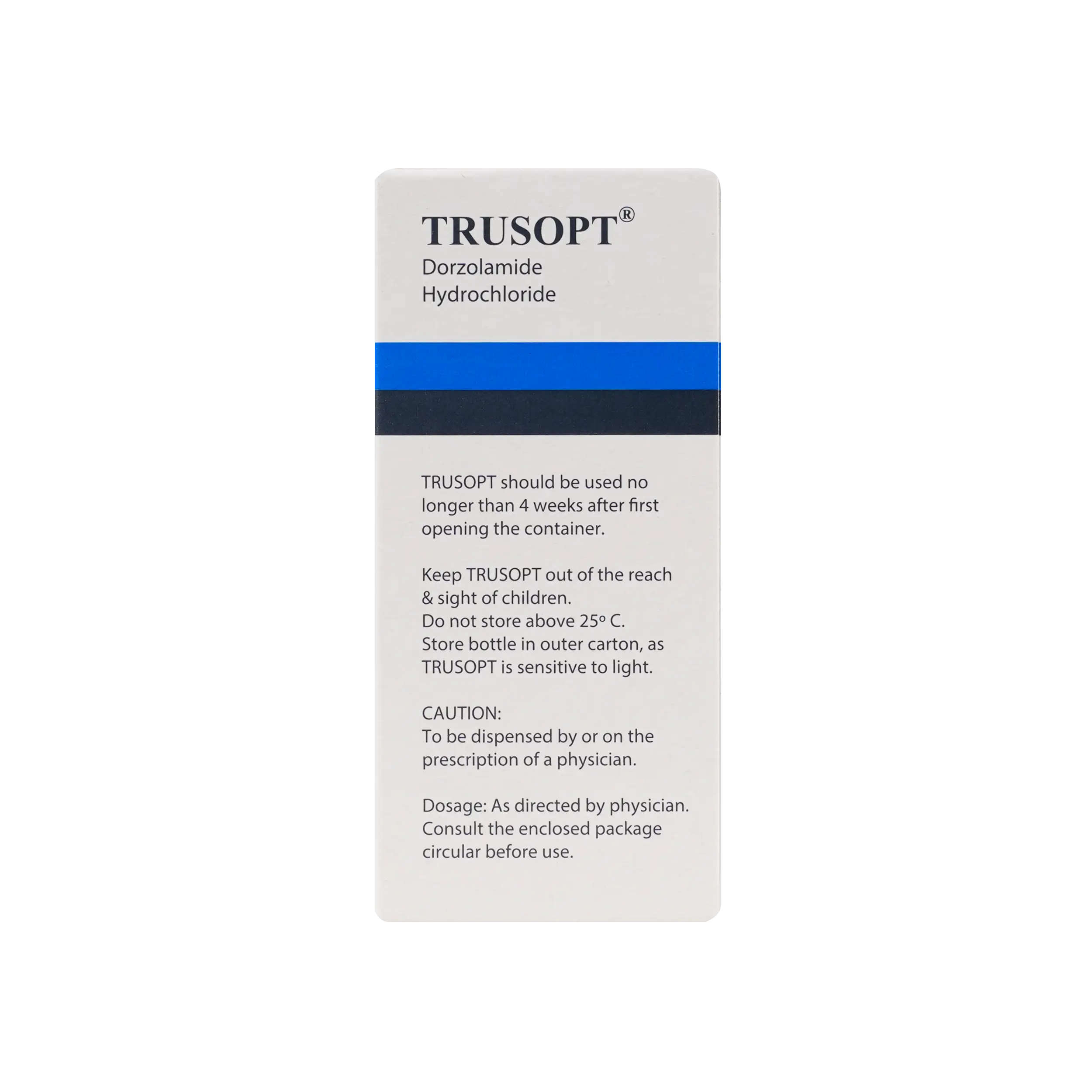 TRUSOPT 2% DROPS 5 ML