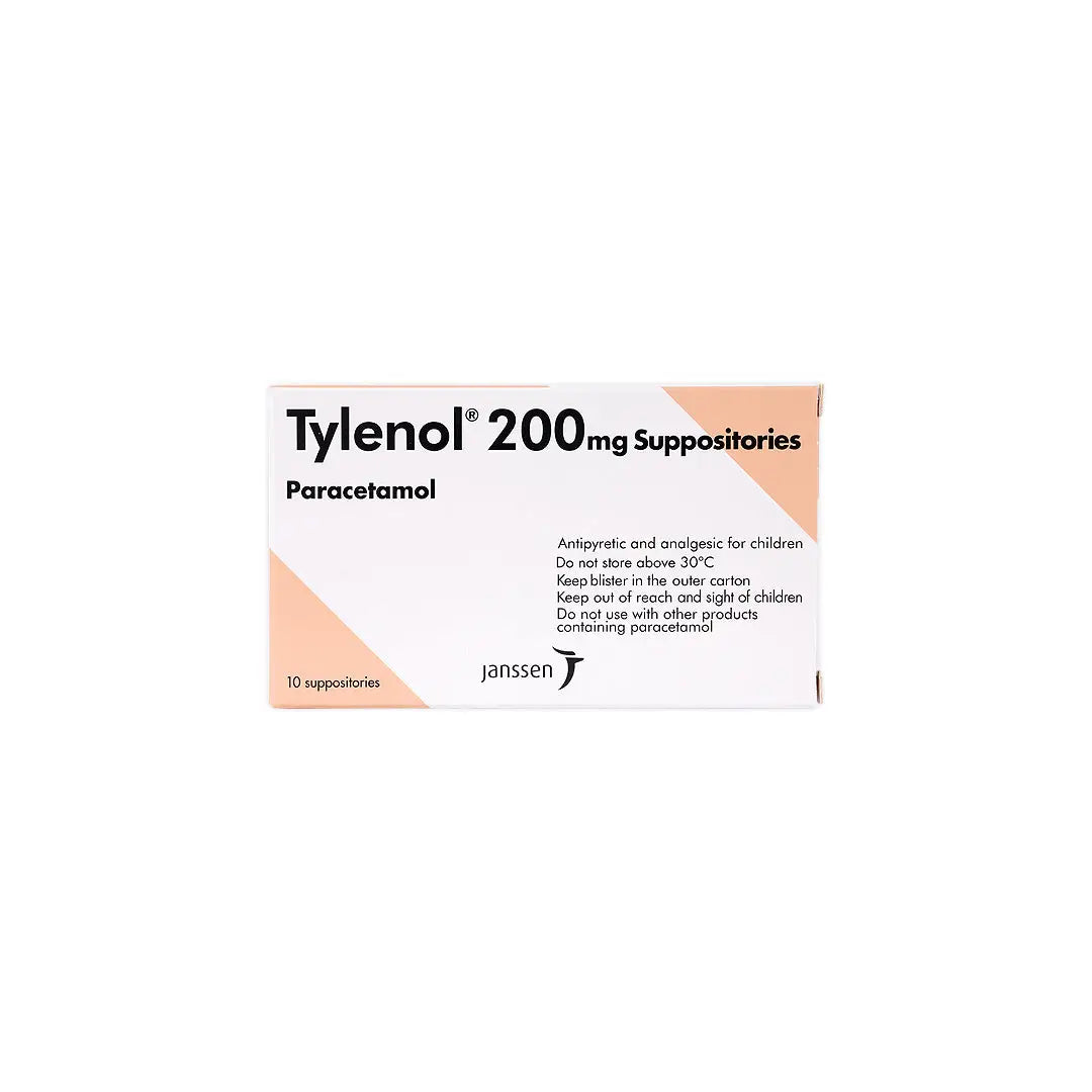 Tylenol 200Mg 10 Supp.