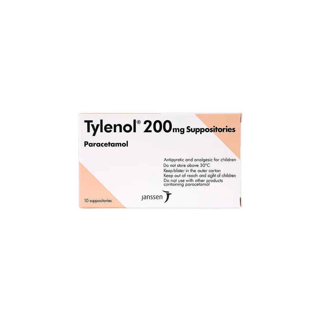 Tylenol 200Mg 10 Supp.