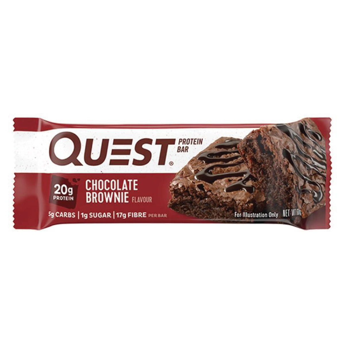 32474-Questbar Chocolate Brownie 60G