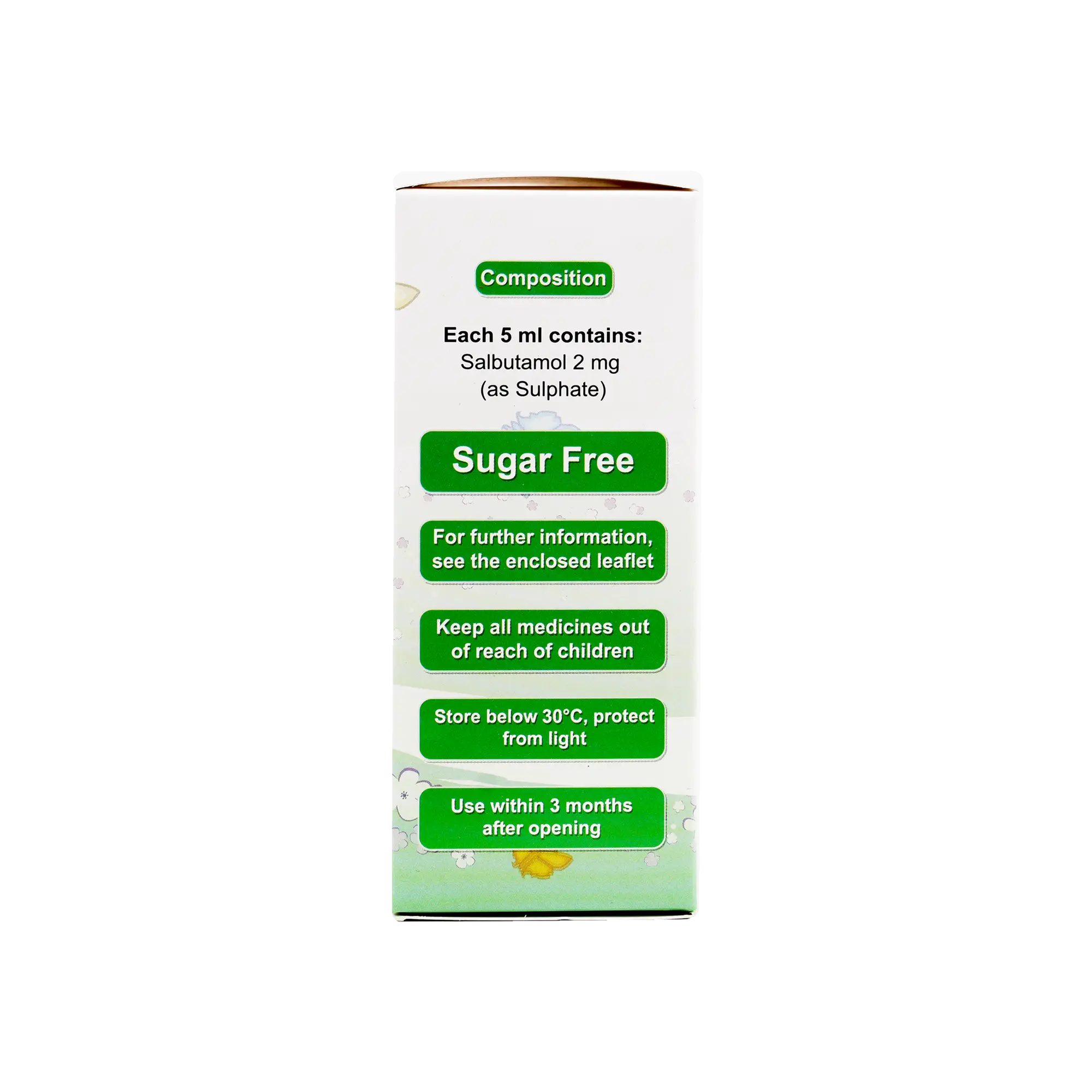 Ventol Syrup 2Mg/5Ml 120 Ml