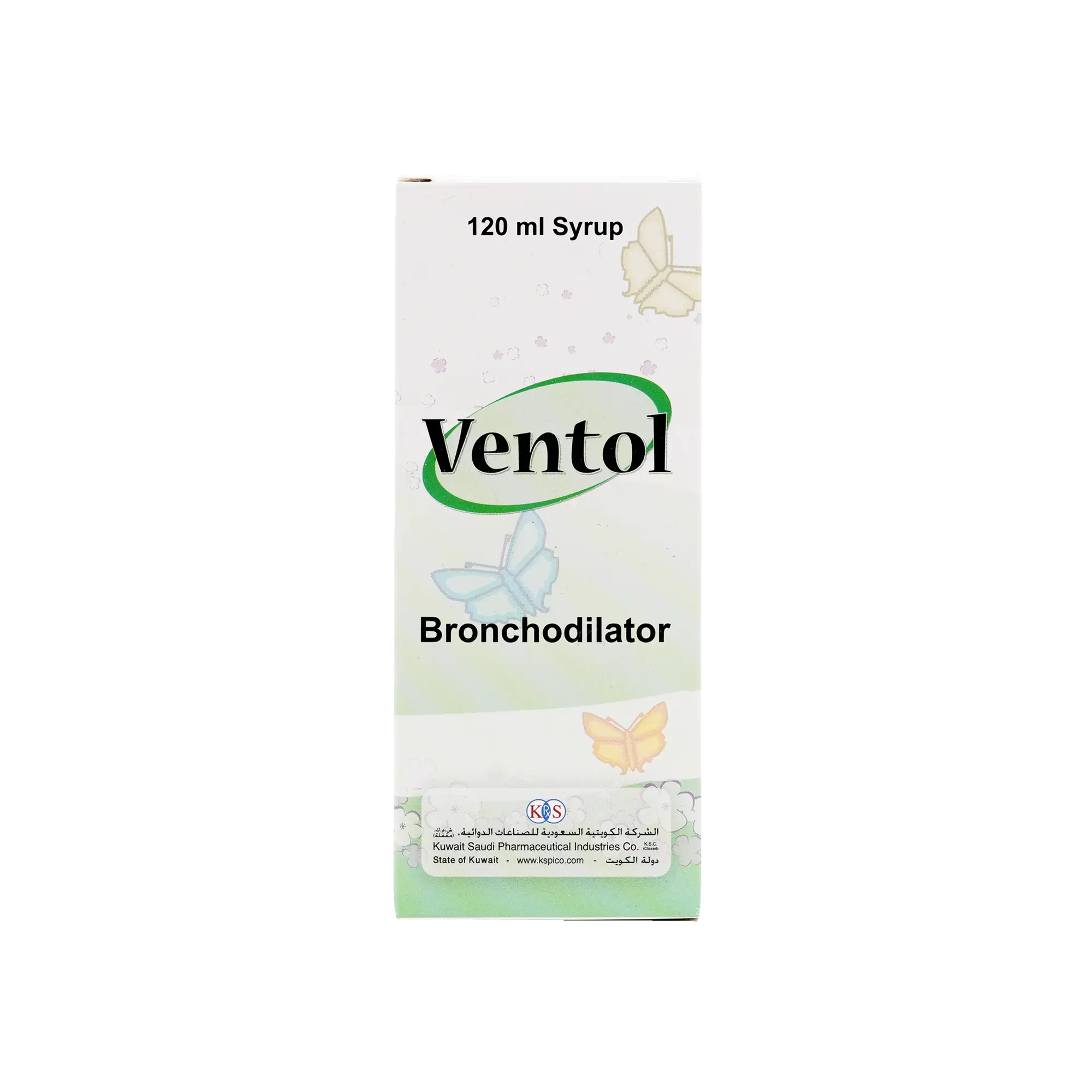 Ventol Syrup 2Mg/5Ml 120 Ml