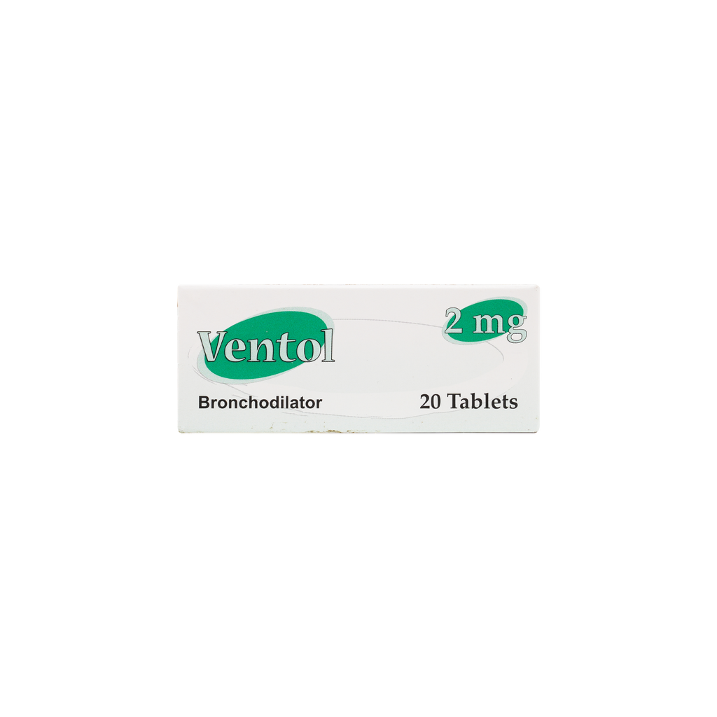 VENTOL TABLETS 2MG 20 TAB