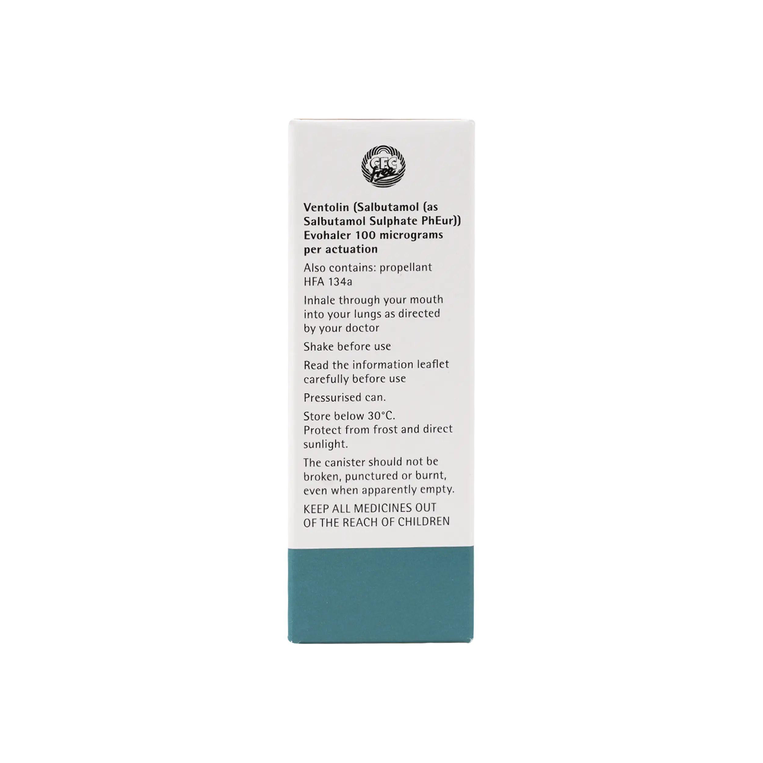 Ventolin Evohaler 100Mcg 200 Dose