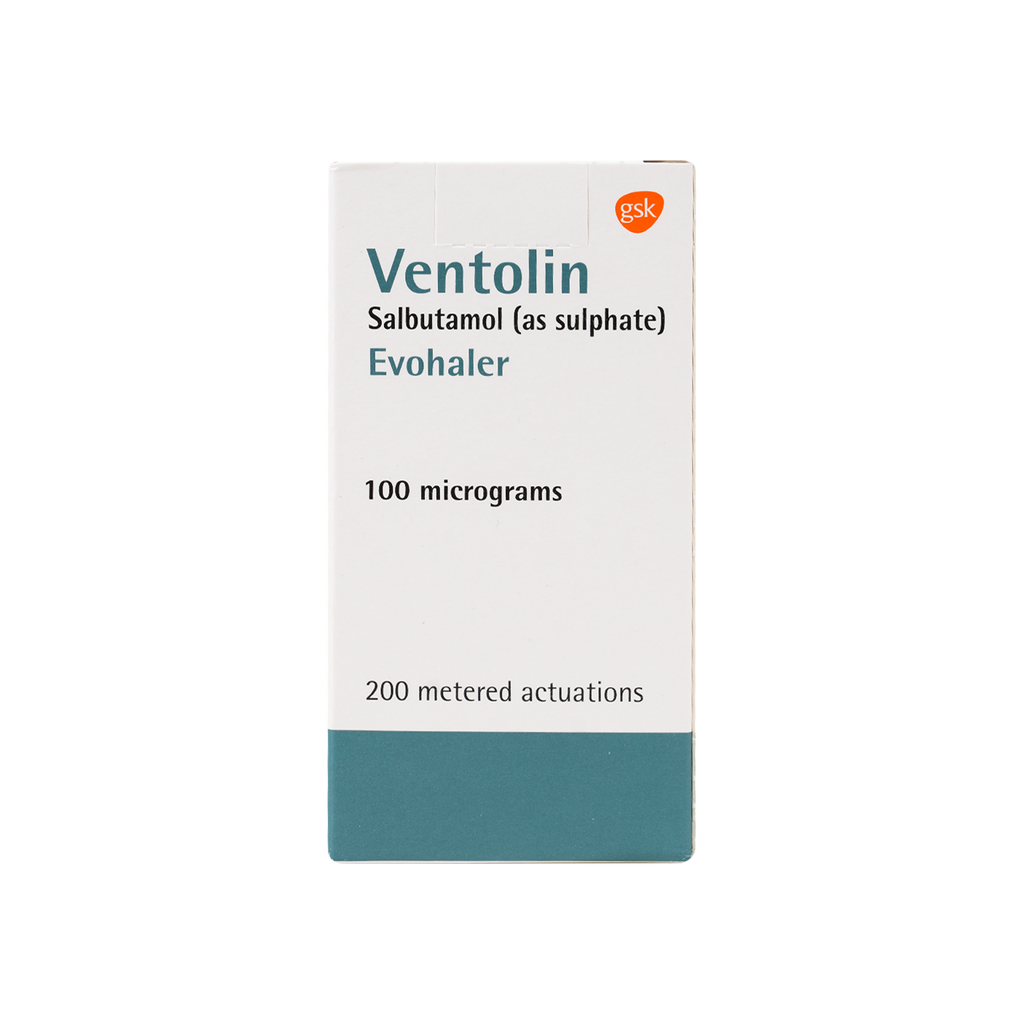 VENTOLIN EVOHALER 100MCG 200 DOSE