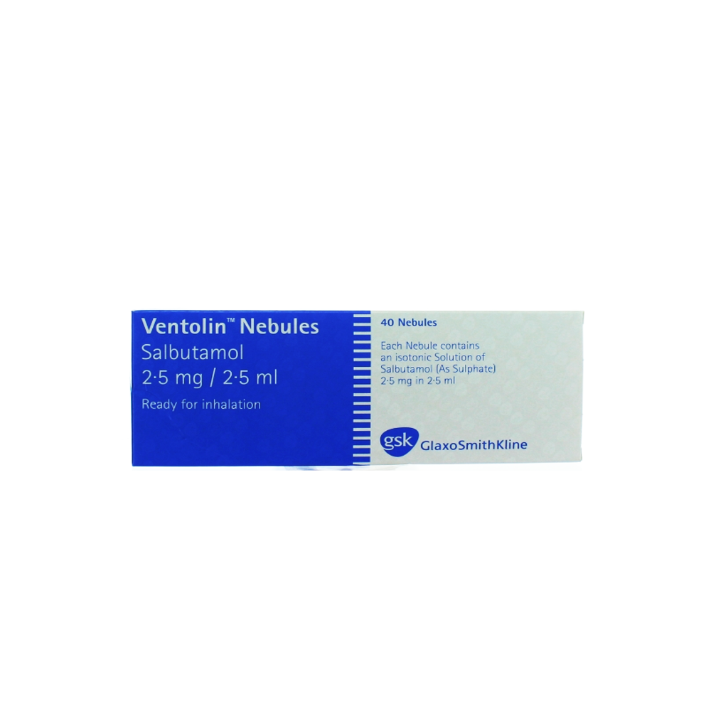 VENTOLIN NEBULES 2.5MG/2.5ML 40 AMP – Pharmazone