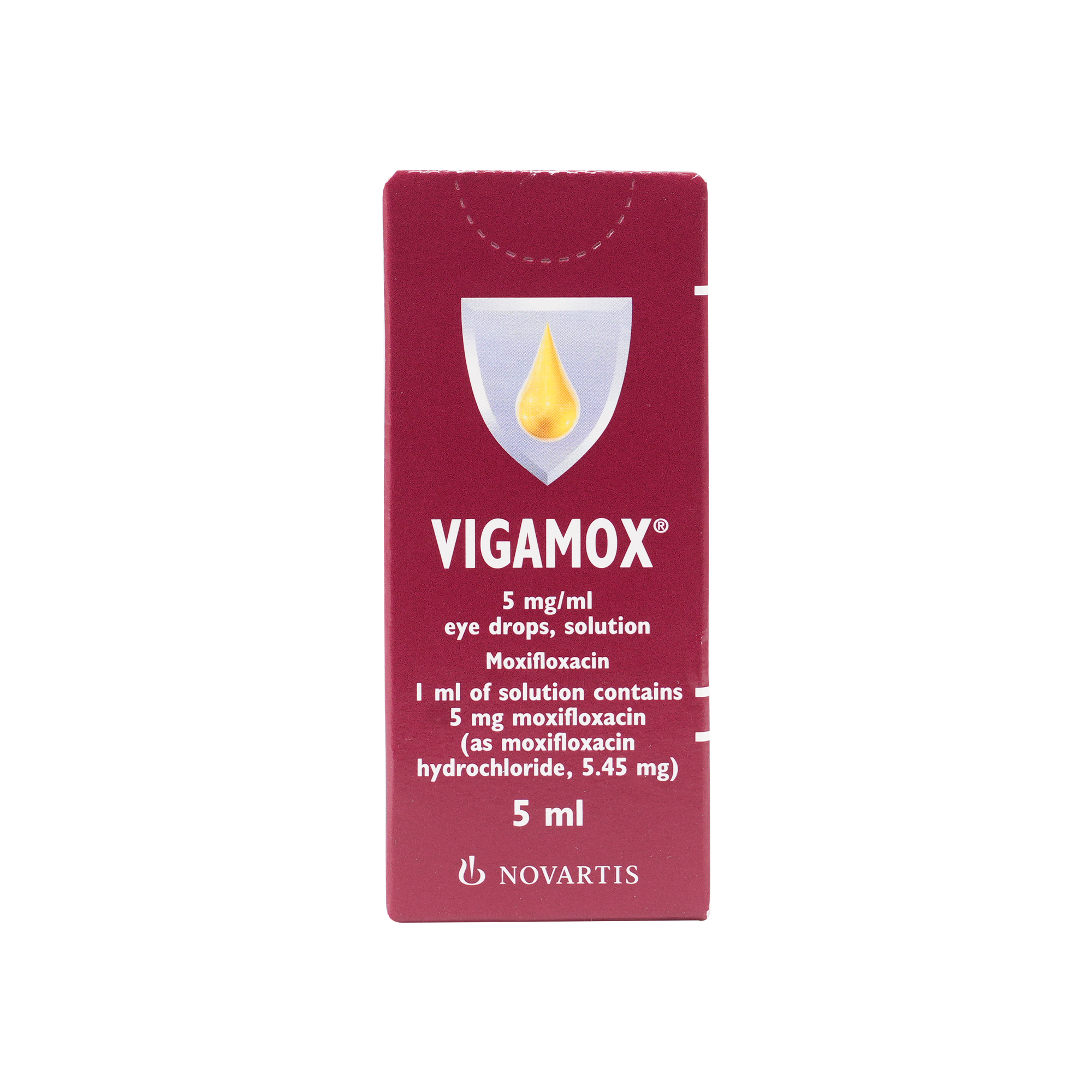 VIGAMOX 0.5% EYE DROPS 5ML