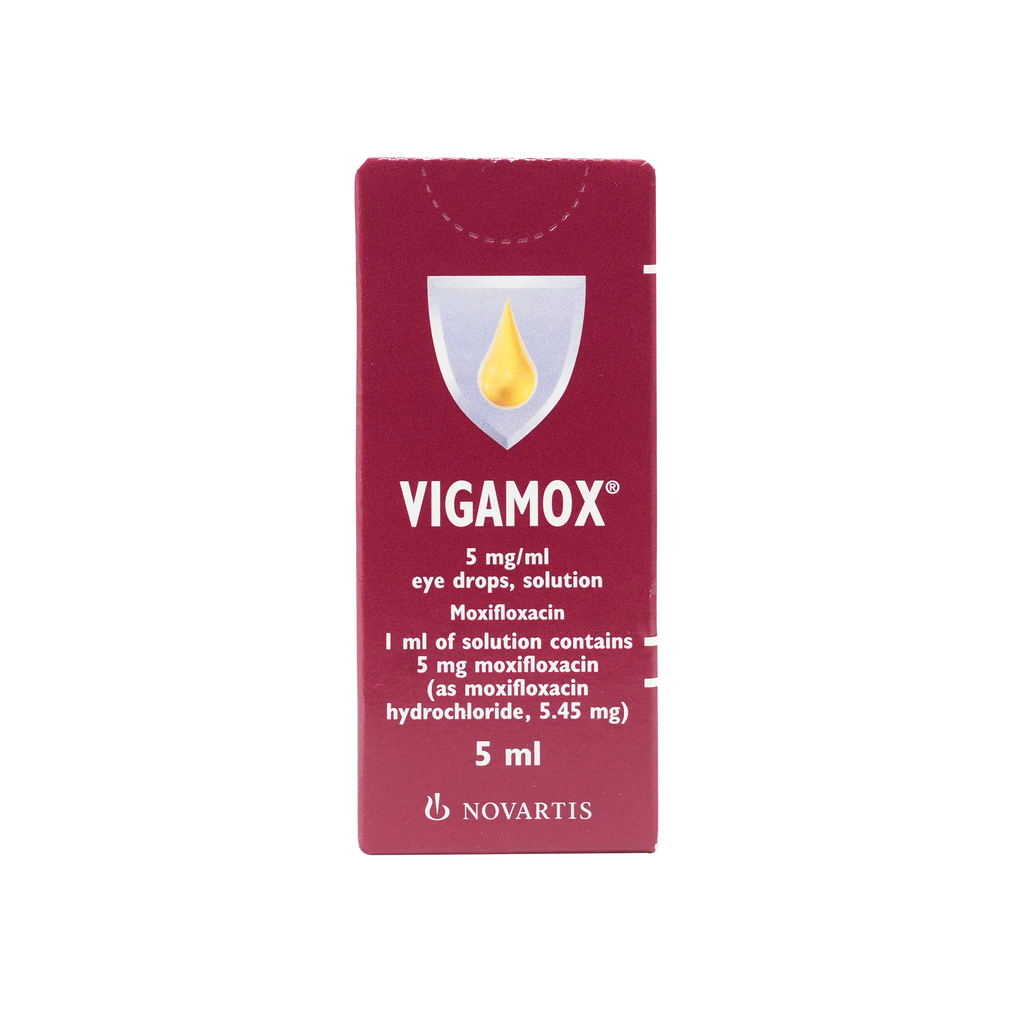 Vigamox 0.5% Eye Drops 5Ml