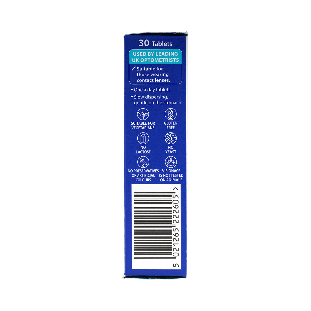 15096-Vitabiotics Visionace 30 Capsules +3