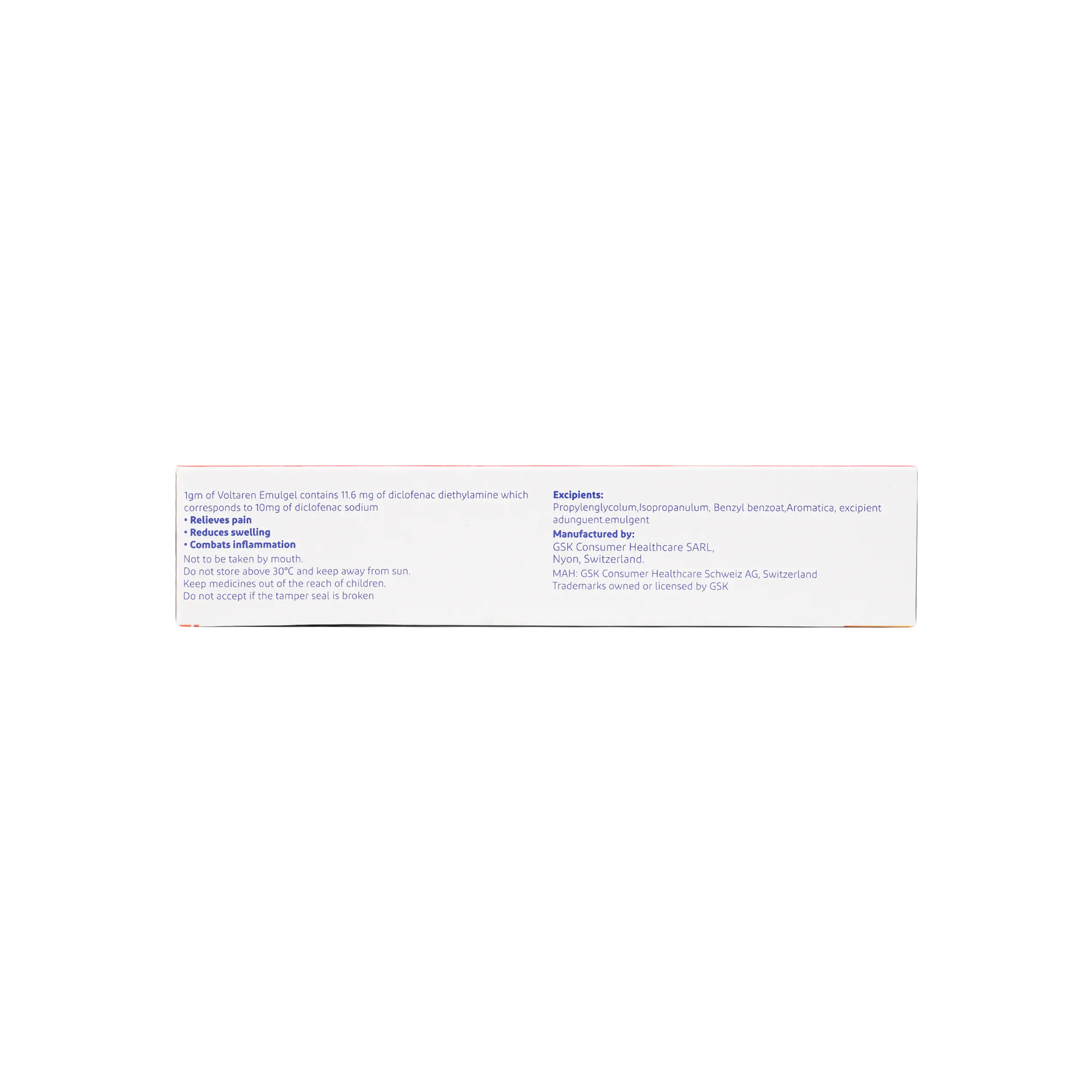 Voltaren Emulgel 1% 50 Gm