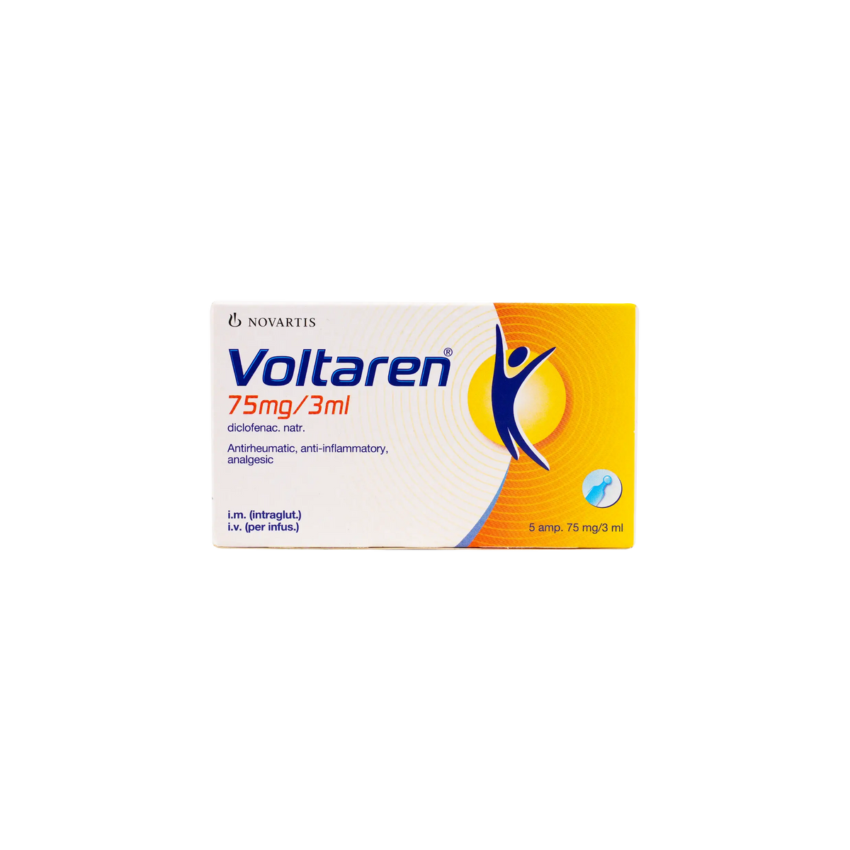 15180-Voltaren Inj. 75Mg/3Ml  5 Amp