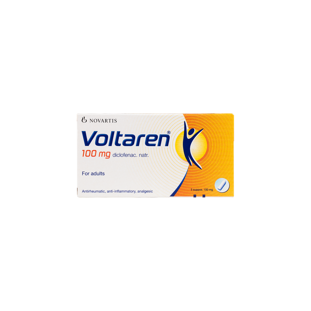 VOLTAREN 100MG 5 SUP