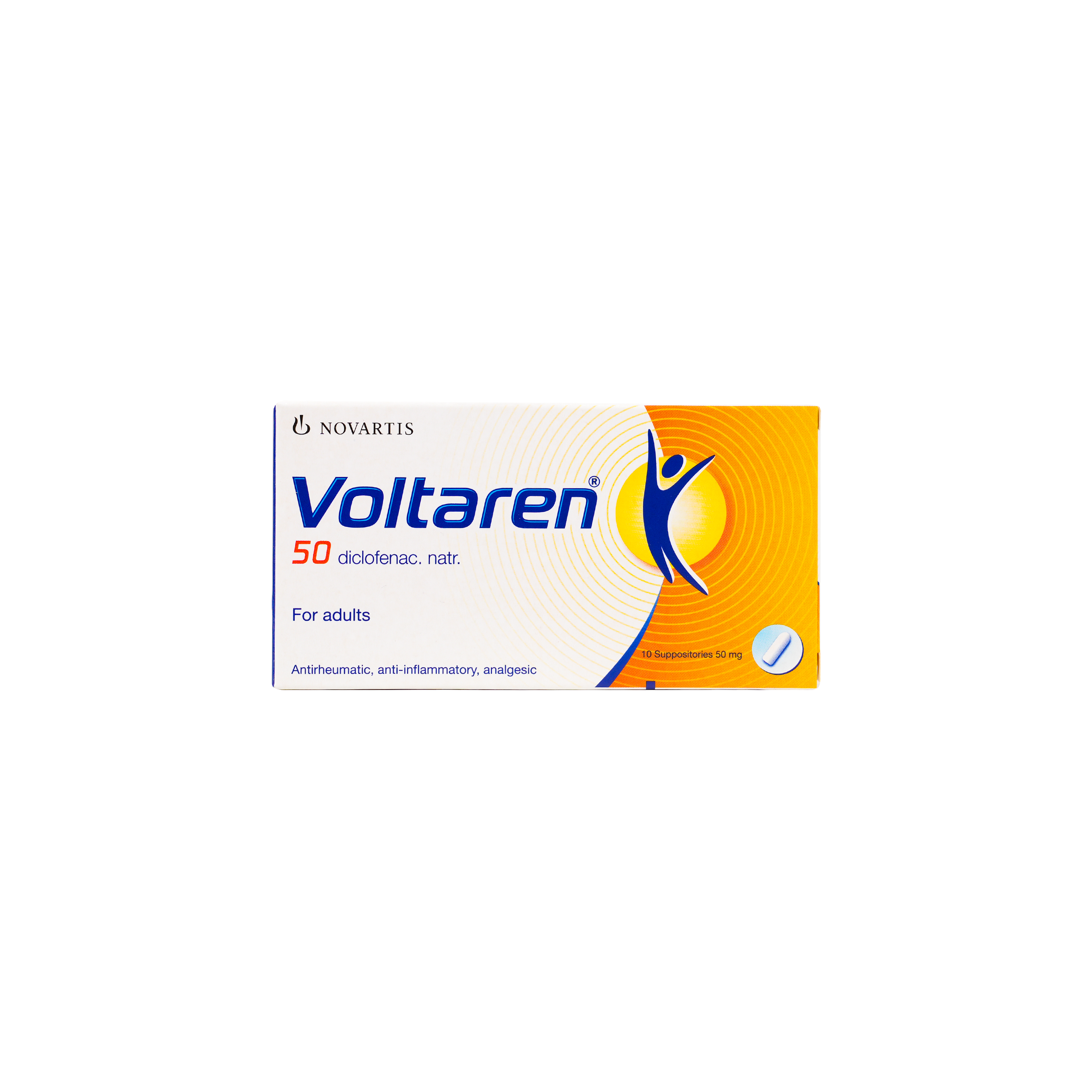 VOLTAREN 50MG 10 SUP