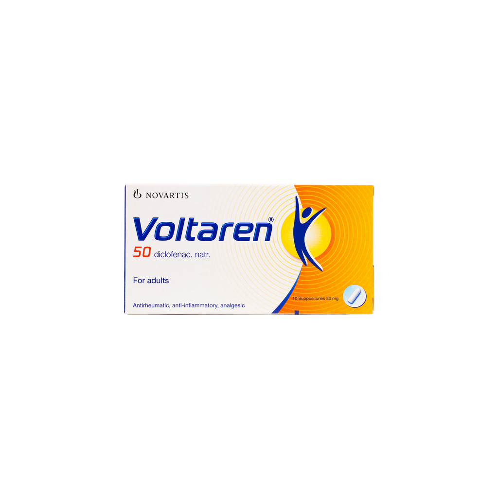 VOLTAREN 50MG 10 SUP