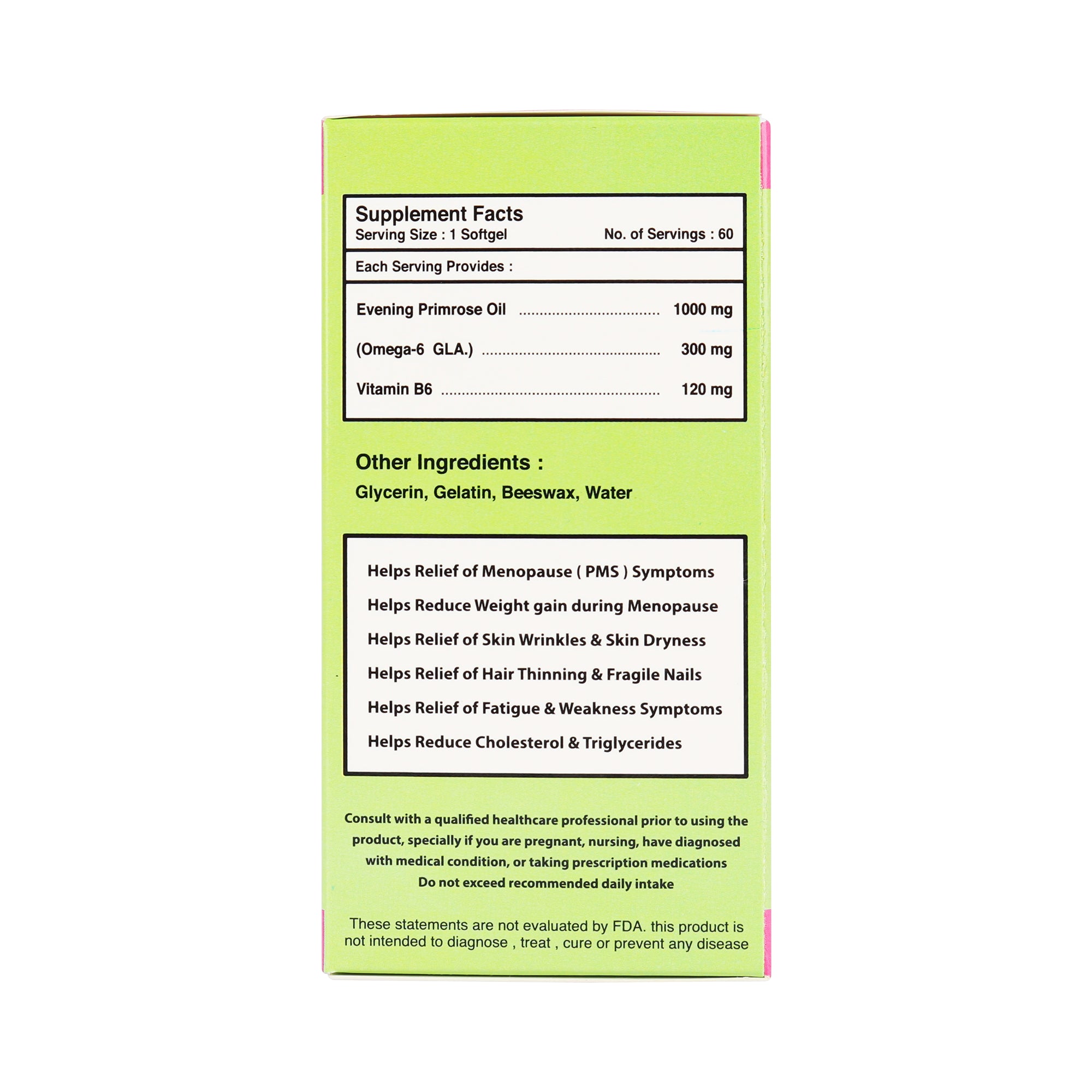 15219-Ultra Evening Primrose Oil 1000Mg 60 Softgels +3