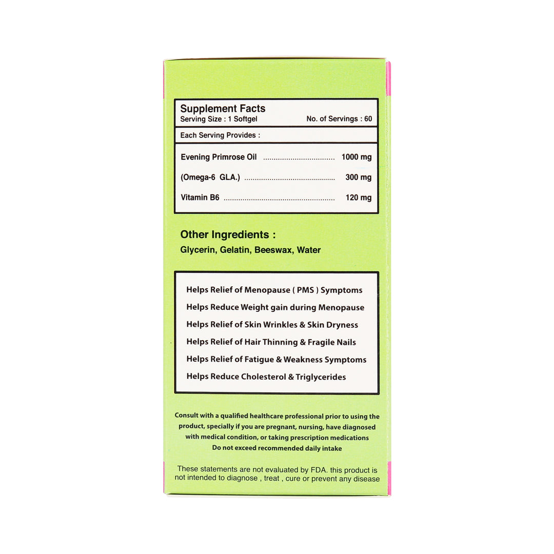 15219-Ultra Evening Primrose Oil 1000Mg 60 Softgels +3