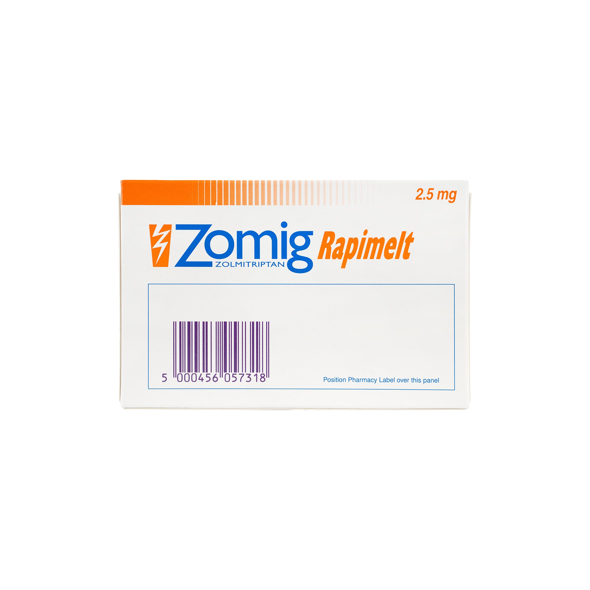 15364-Zomig Rapimelt 2.5Mg 6  Tablets +1