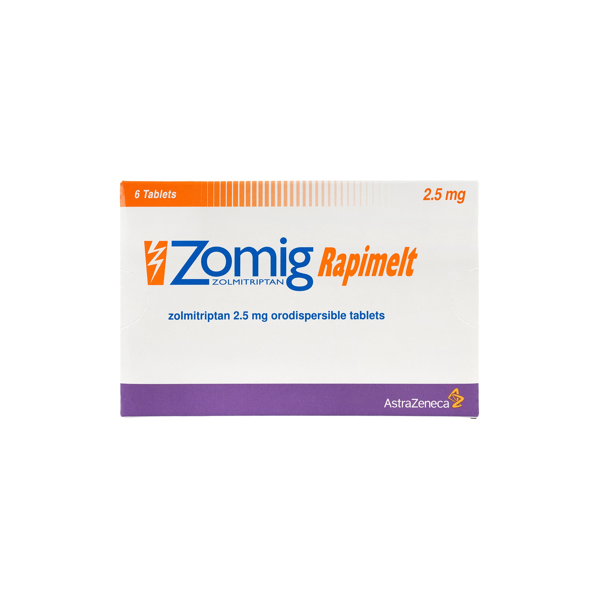 15364-Zomig Rapimelt 2.5Mg 6  Tablets