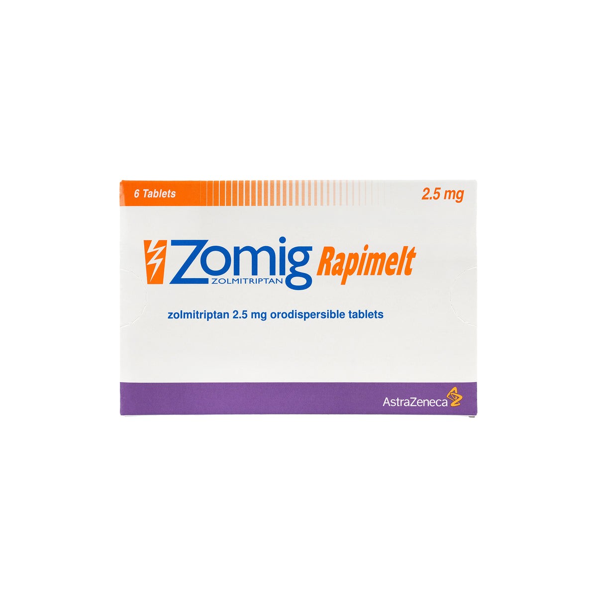 15364-Zomig Rapimelt 2.5Mg 6  Tablets